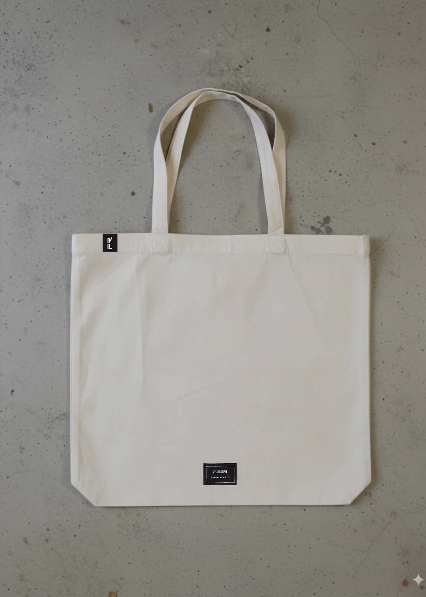 Bolso de mano match beige FIBER