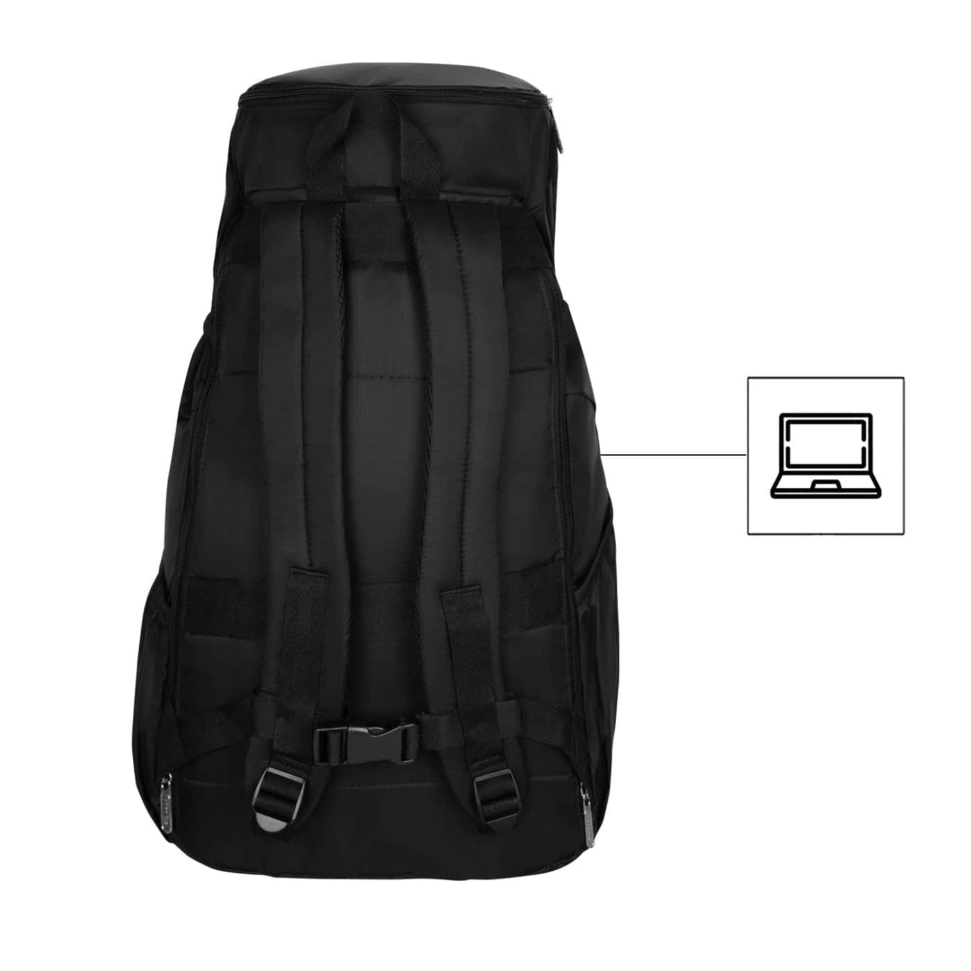 Morral Viajero Plegable Citybags Negro - miniatura 4
