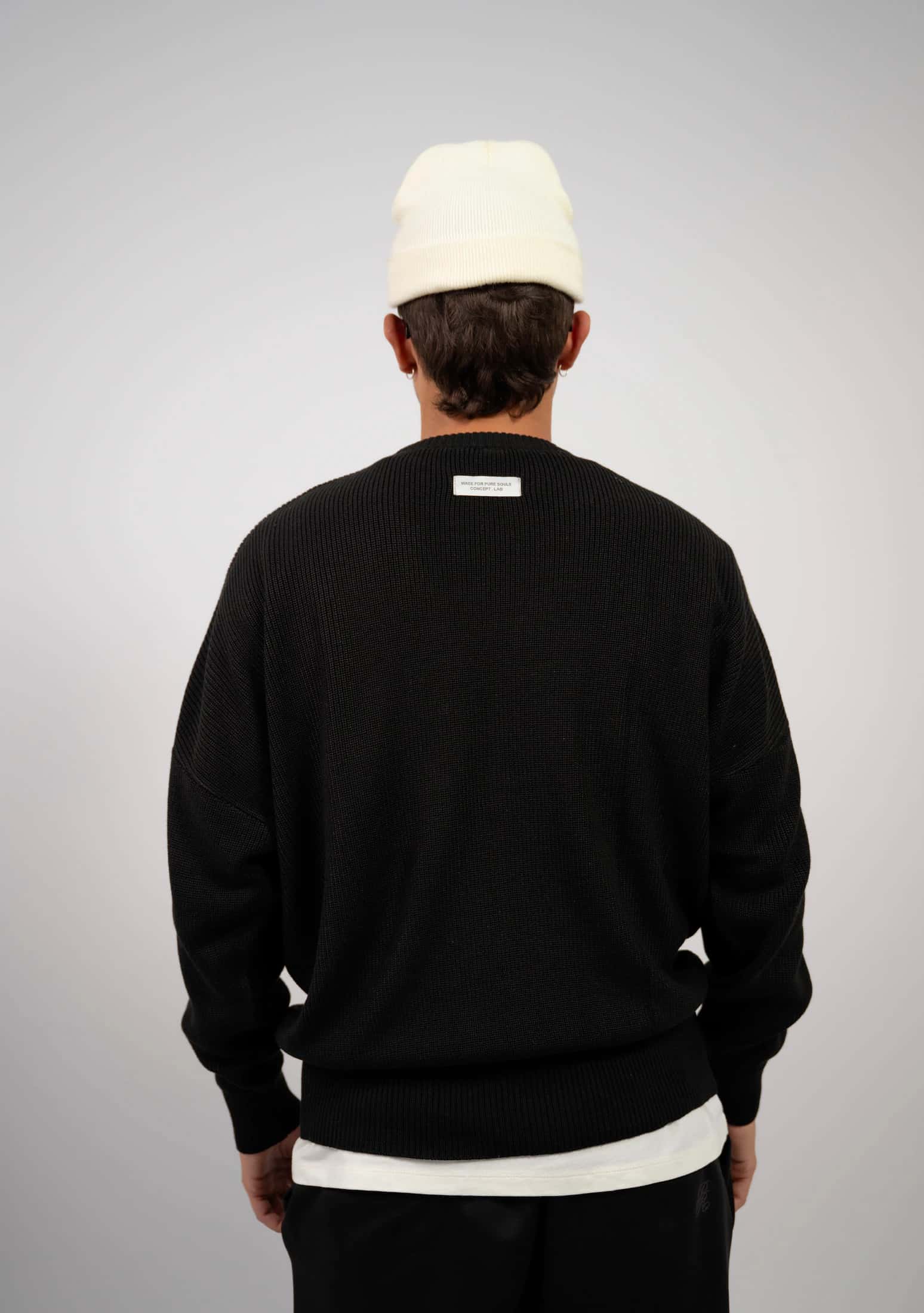 Monclair Black Crewneck - miniatura 3