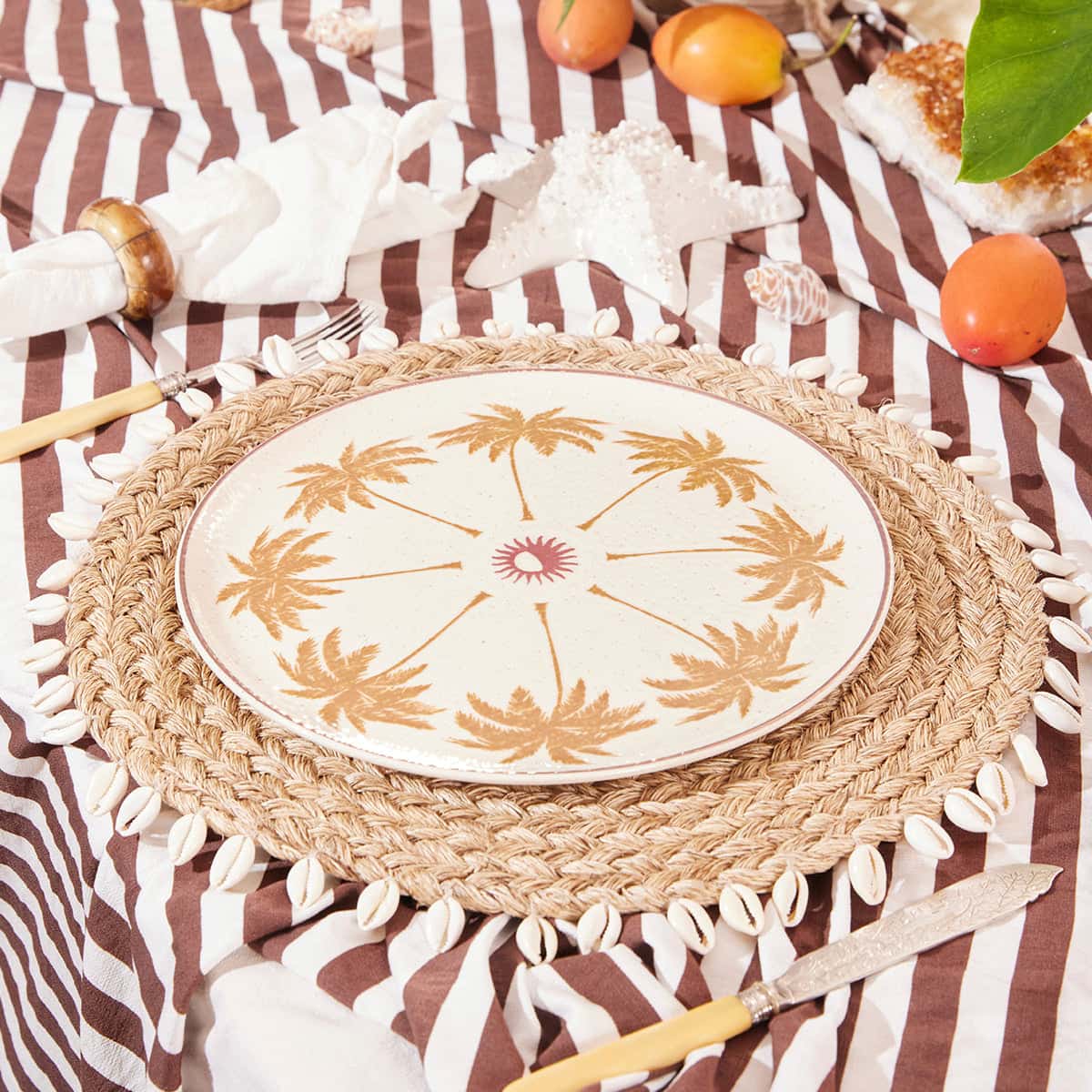 Plato Pando 27.7cm Blanco Corona x Malai - miniatura 2