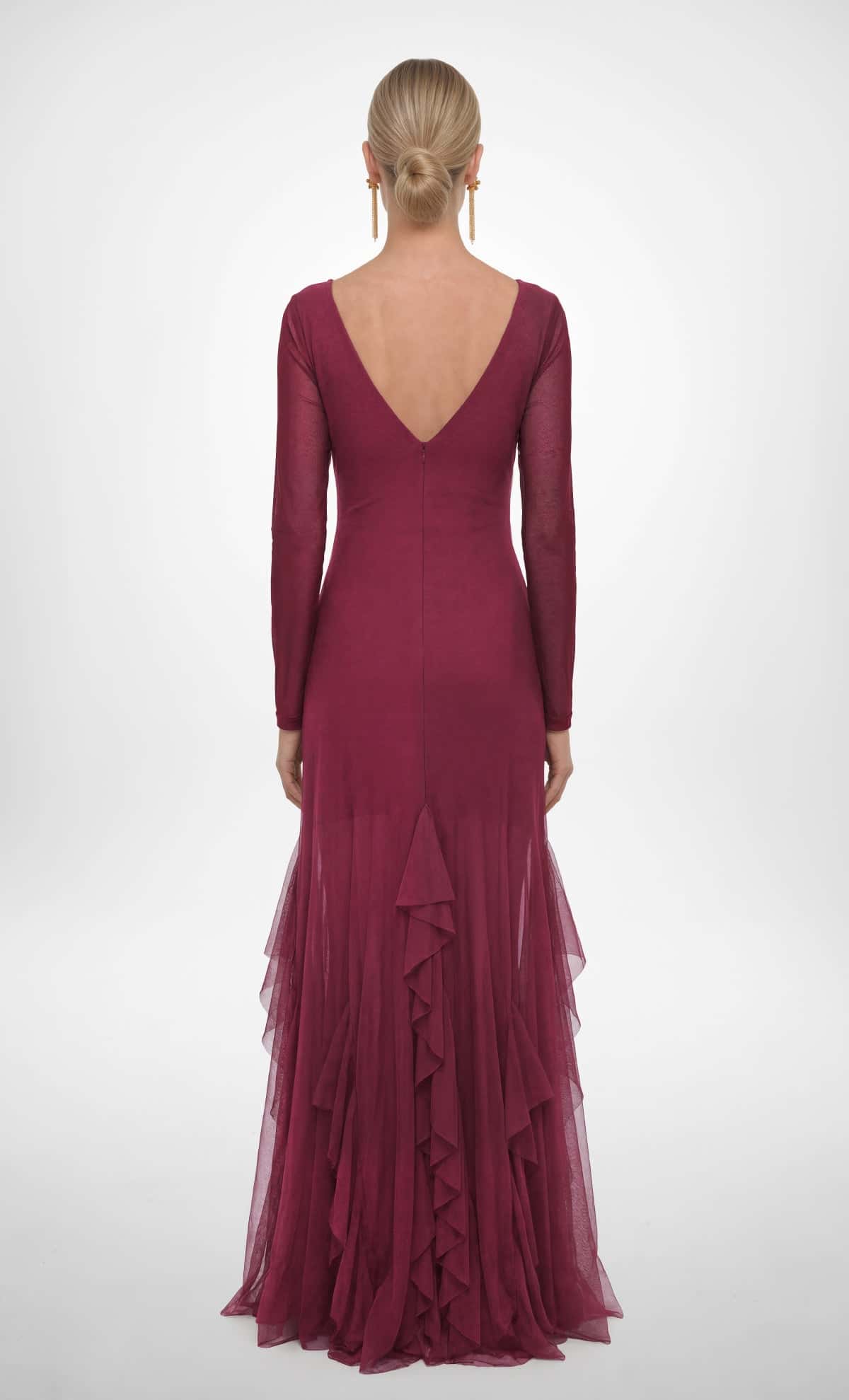 Vestido Largo Galene Mauve - miniatura 3