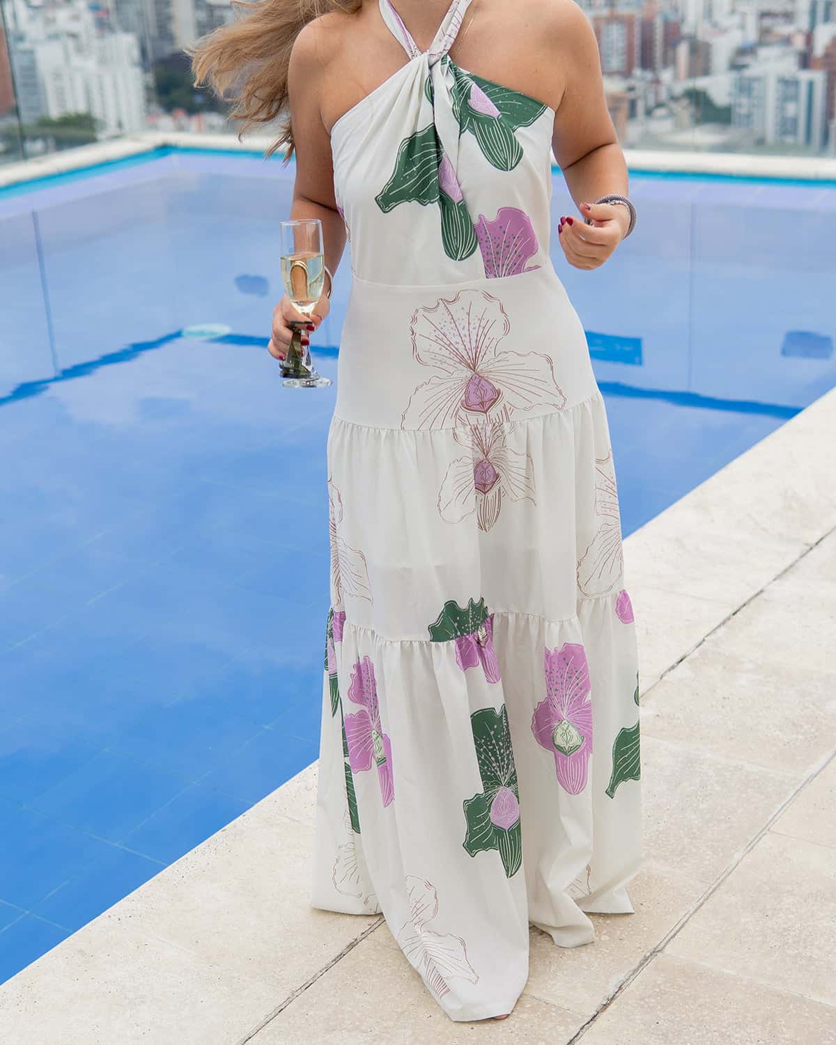 Vestido Orchid Blanco - miniatura 4