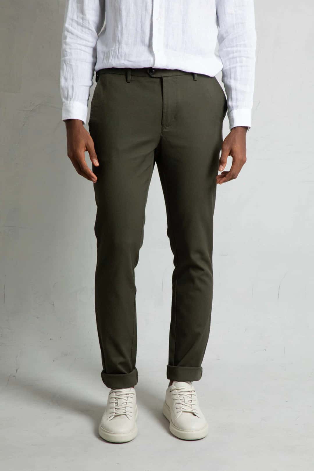 Pantalón Chino Pique Verde