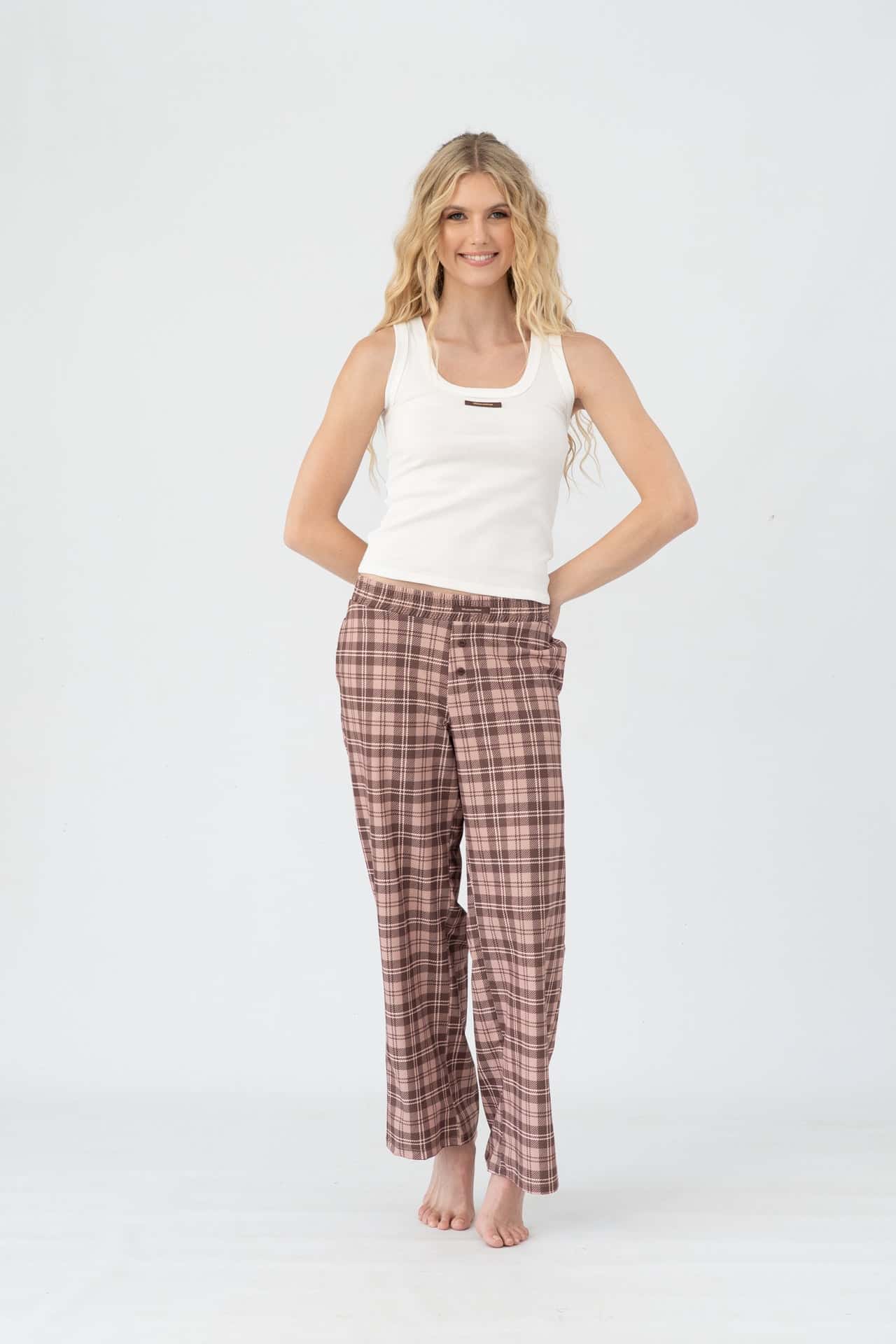 Set Pantalon London Mocha Plaid - miniatura 3