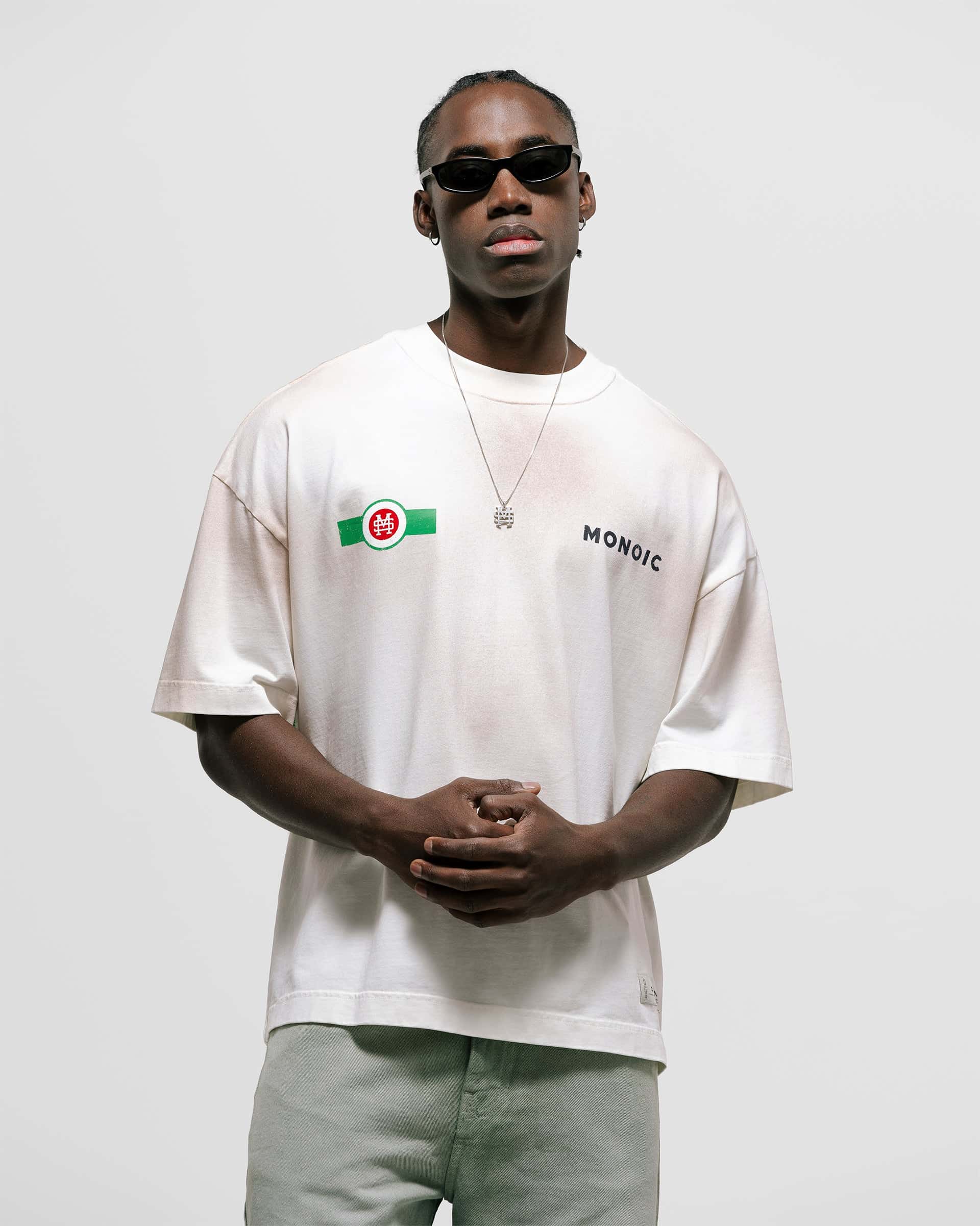 Camiseta Boxy Fit Martini - Blanco Hueso (Egret) - miniatura 2