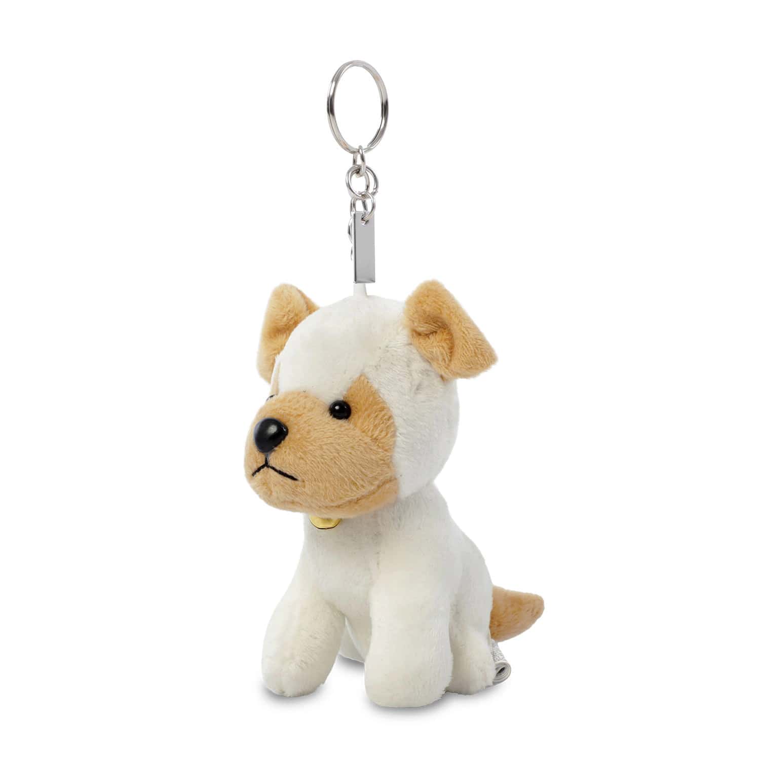 Llavero de Peluche Doggy color Blanco