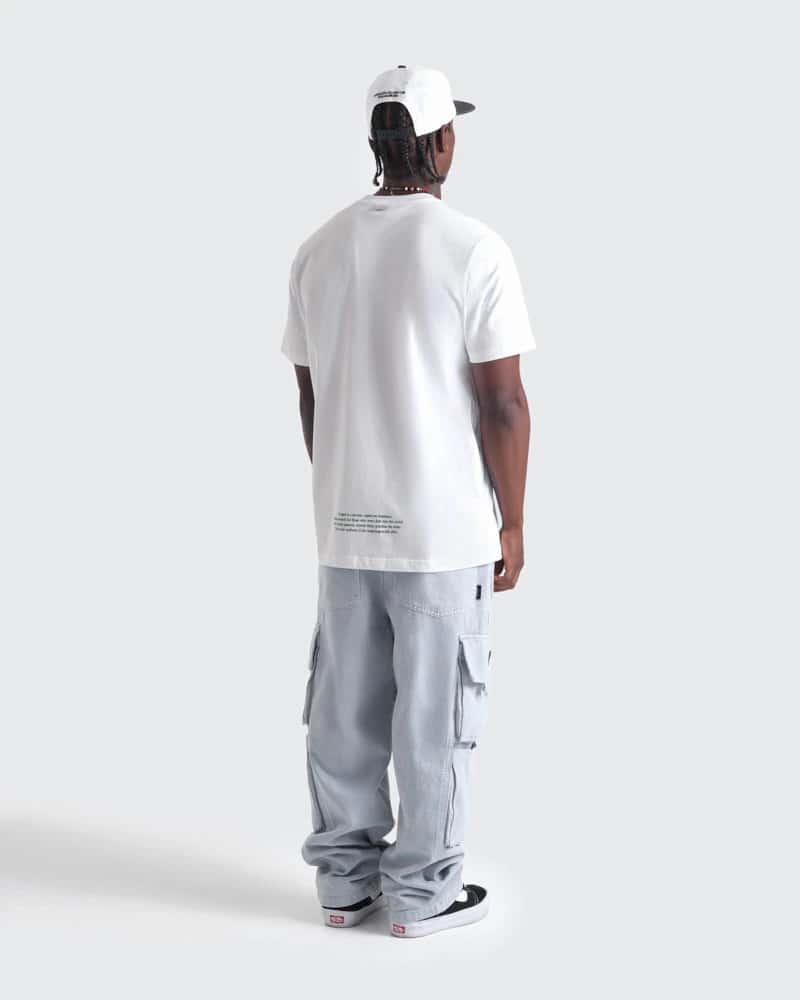Camiseta Blanca Regular Break The Frame - miniatura 5
