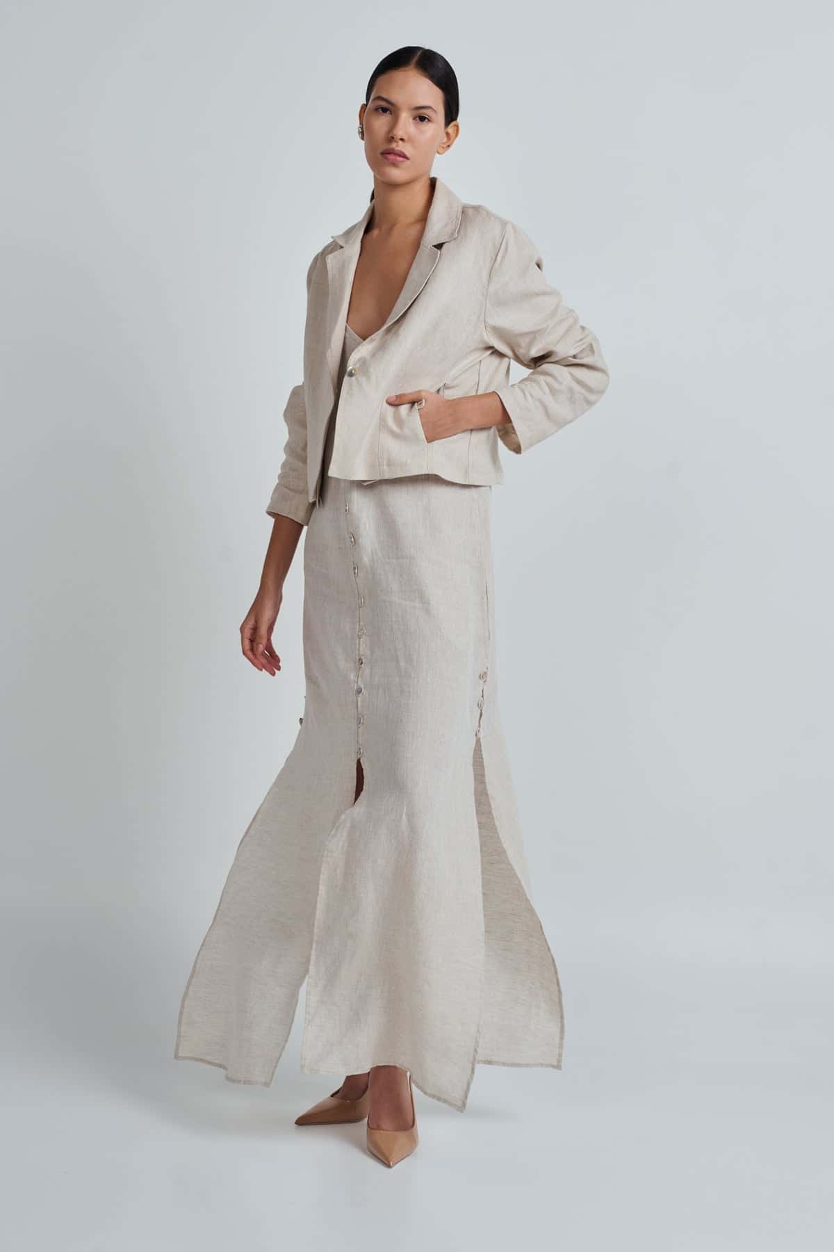 NATI BLAZER NATURAL