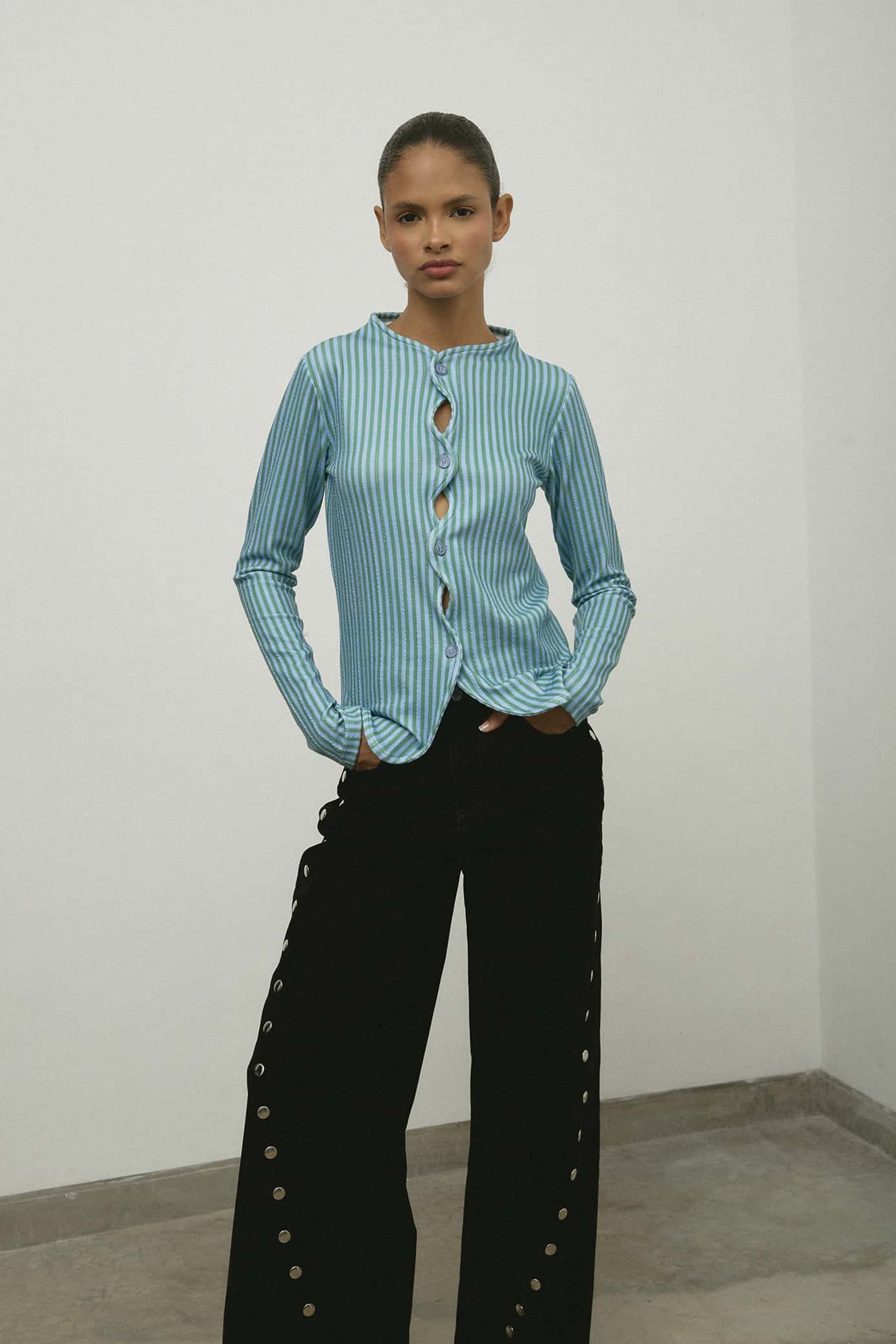 Cardigan Hellen Azul - miniatura 4