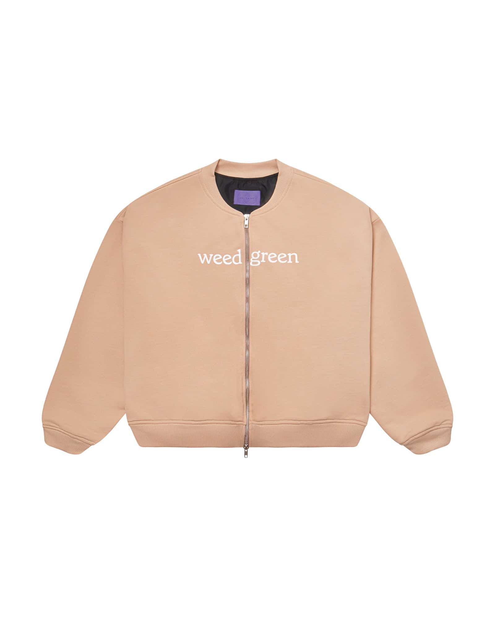 HOODIE DOBLE CIERRE BEIGE - miniatura 1