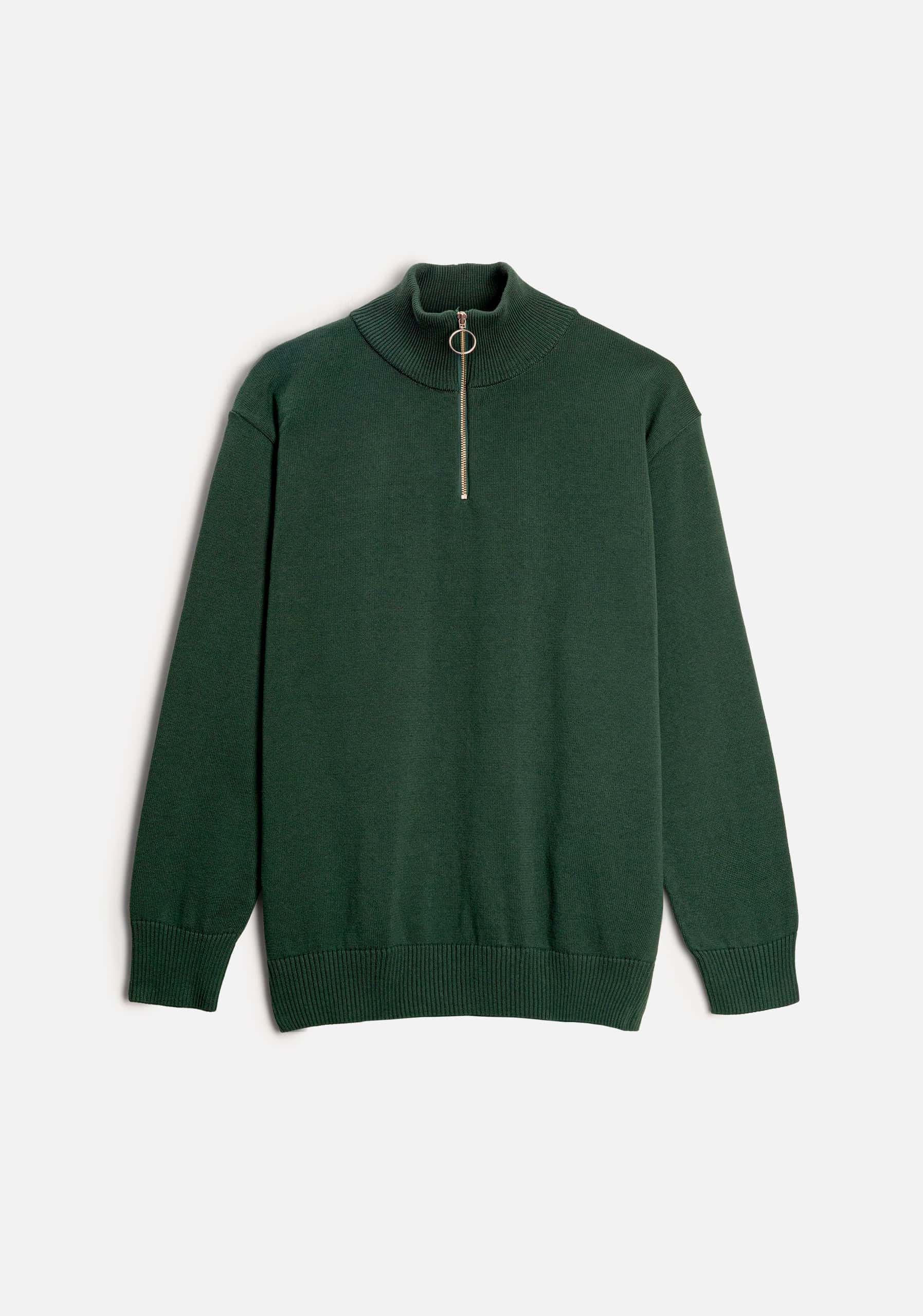 Saco H Prescolt Half Zip Verde Bot