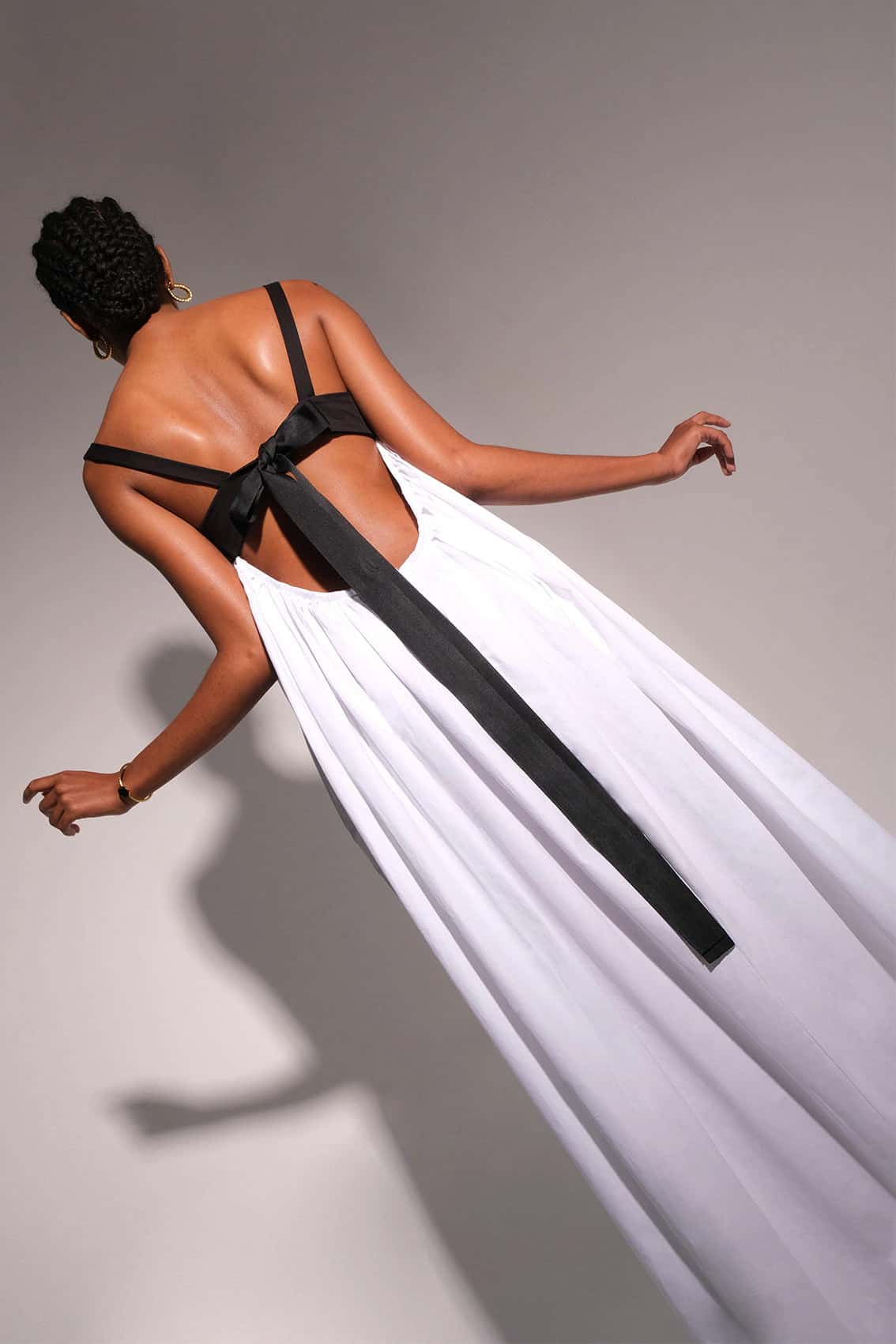 Brisa Maxi Dress Blanco S - miniatura 3