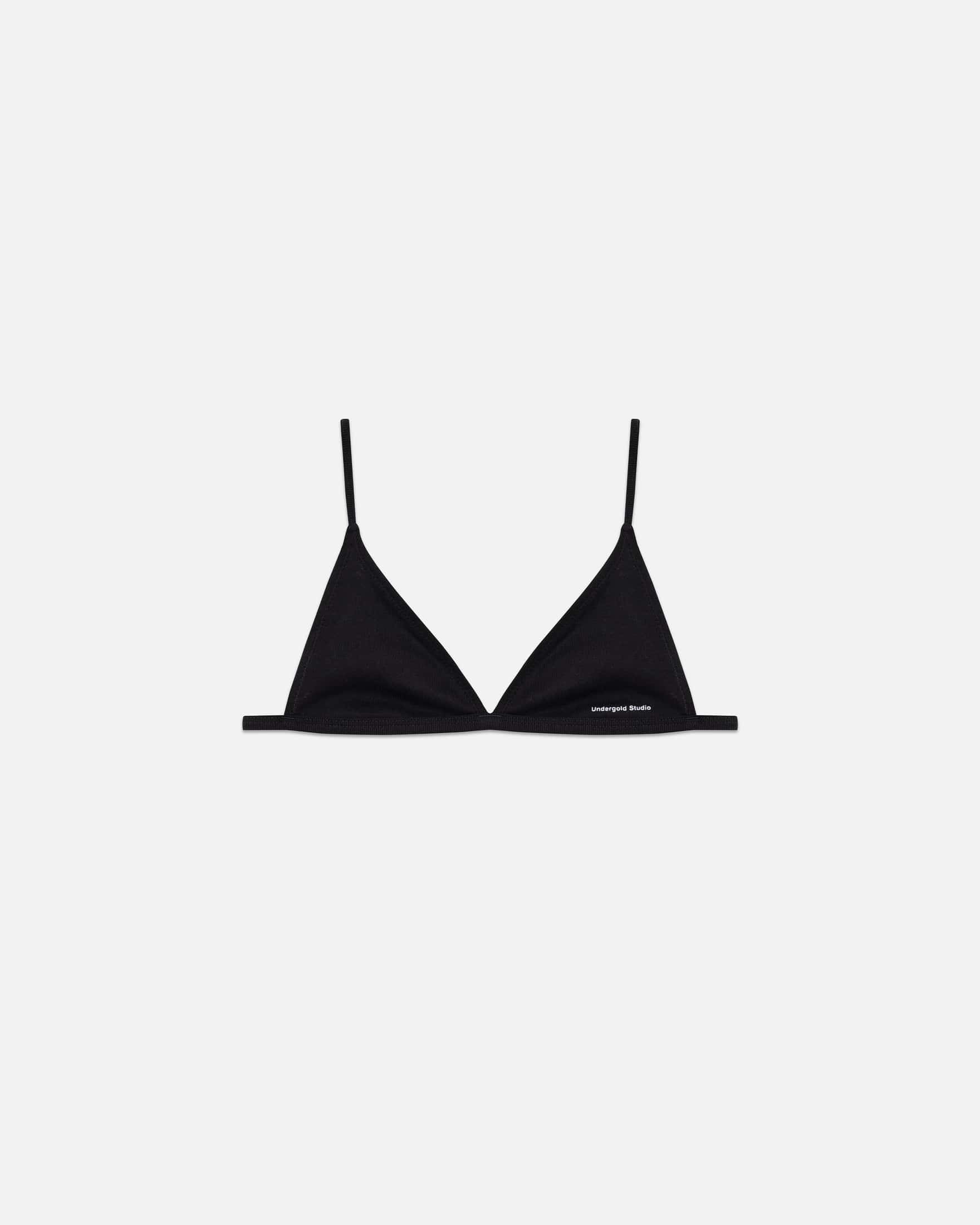 Line Undergold Studio Triangle Bralette Top Black