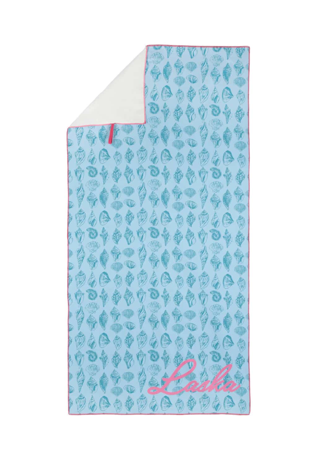 Toalla Microfibra ECO Azul/Fucsia