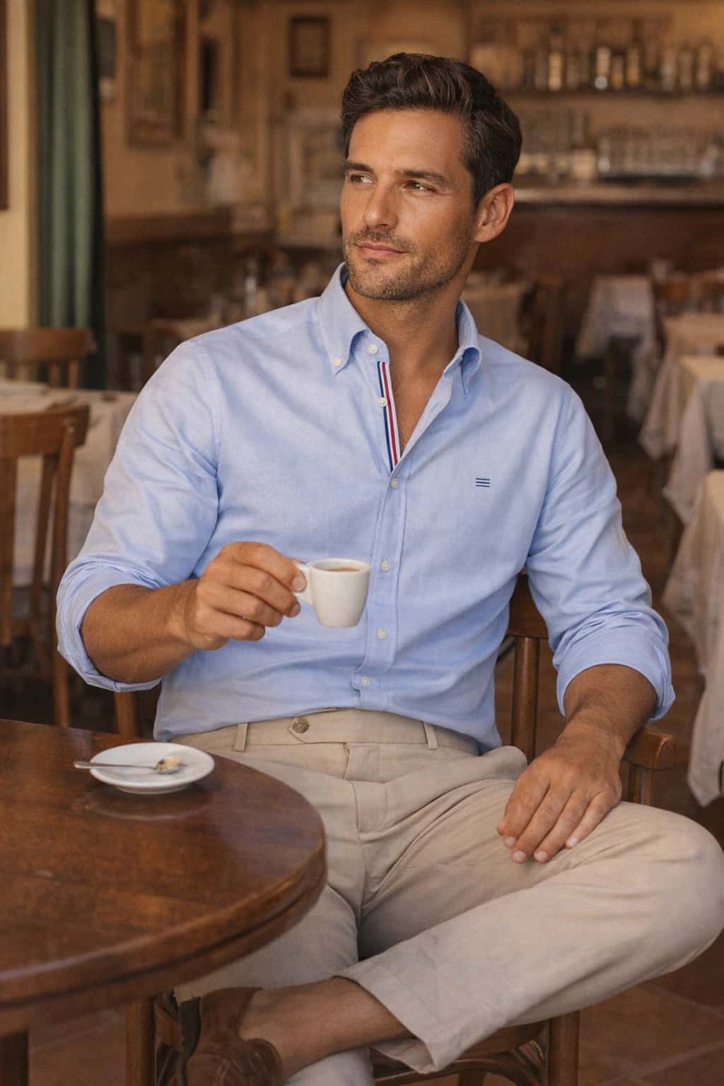 Camisa Royal Oxford - Blu République