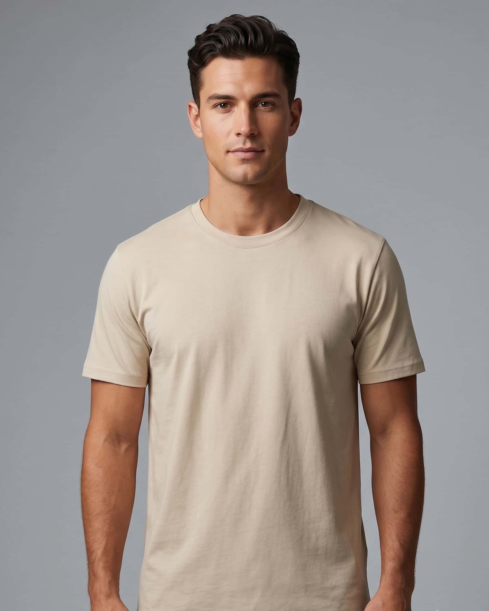 Camiseta Basica Holanda Beige