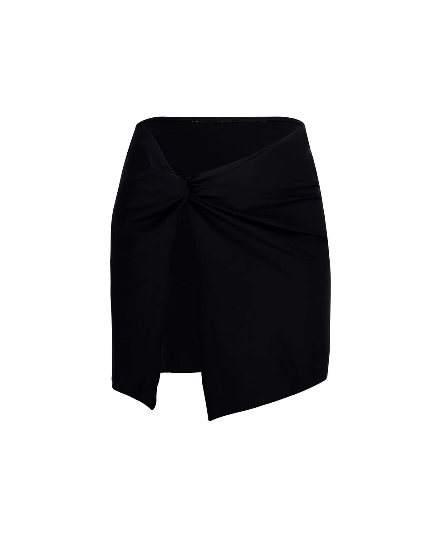 Pareo corto preto