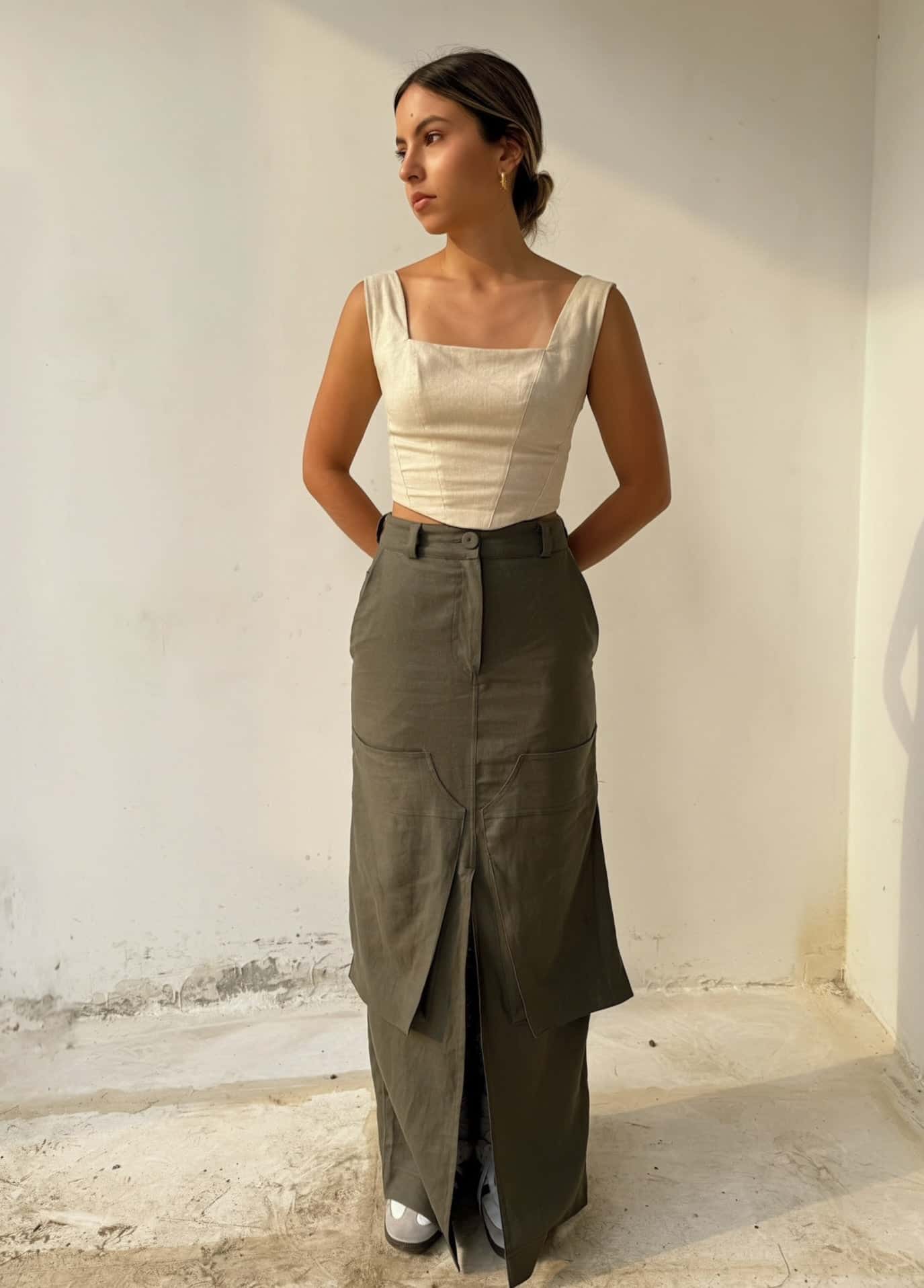 Falda Paula Verde