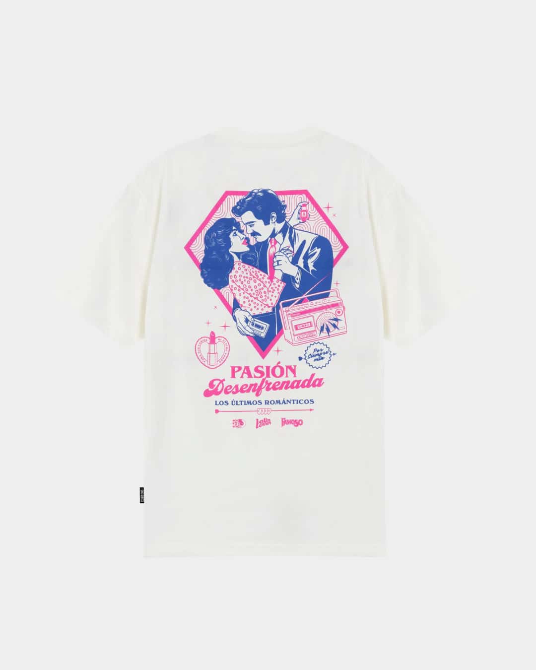 CAMISETA PASION DESENFRENADA CREMA - miniatura 1