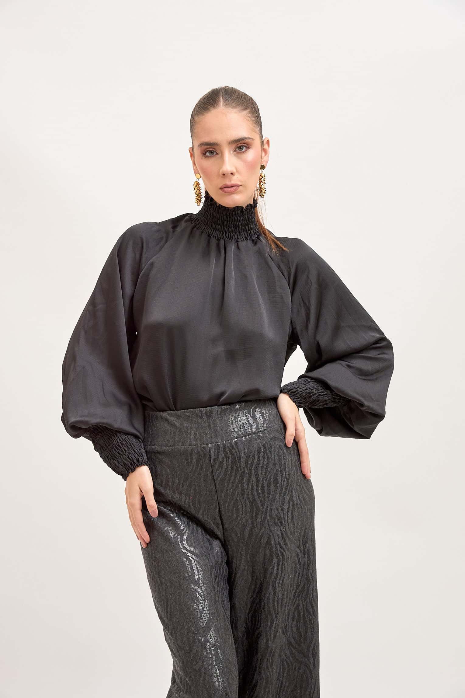 Blusa Brestel Negro - miniatura 4