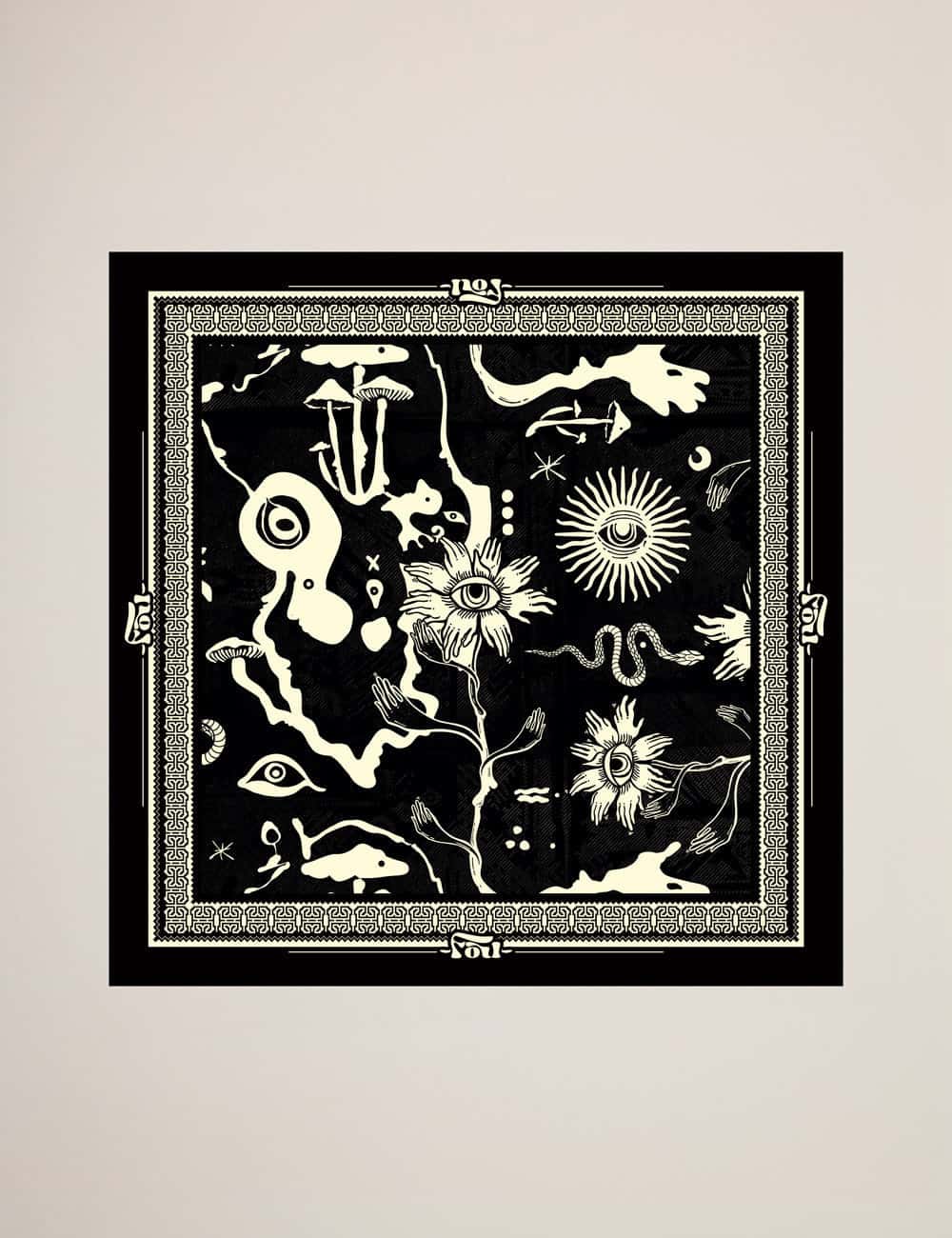 Pañoleta  Noche  negro Unisex