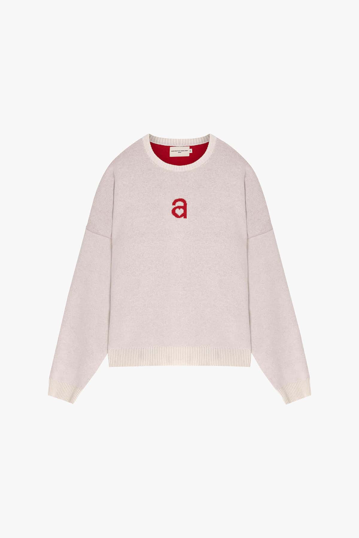 MONOGRAM SWEATER IVORY