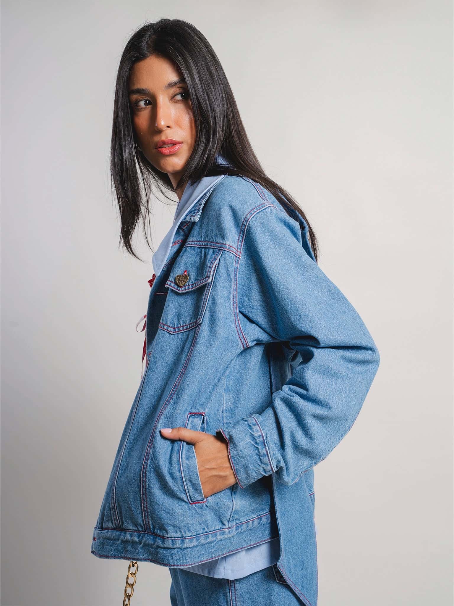 Chaqueta Denim Moño - miniatura 2