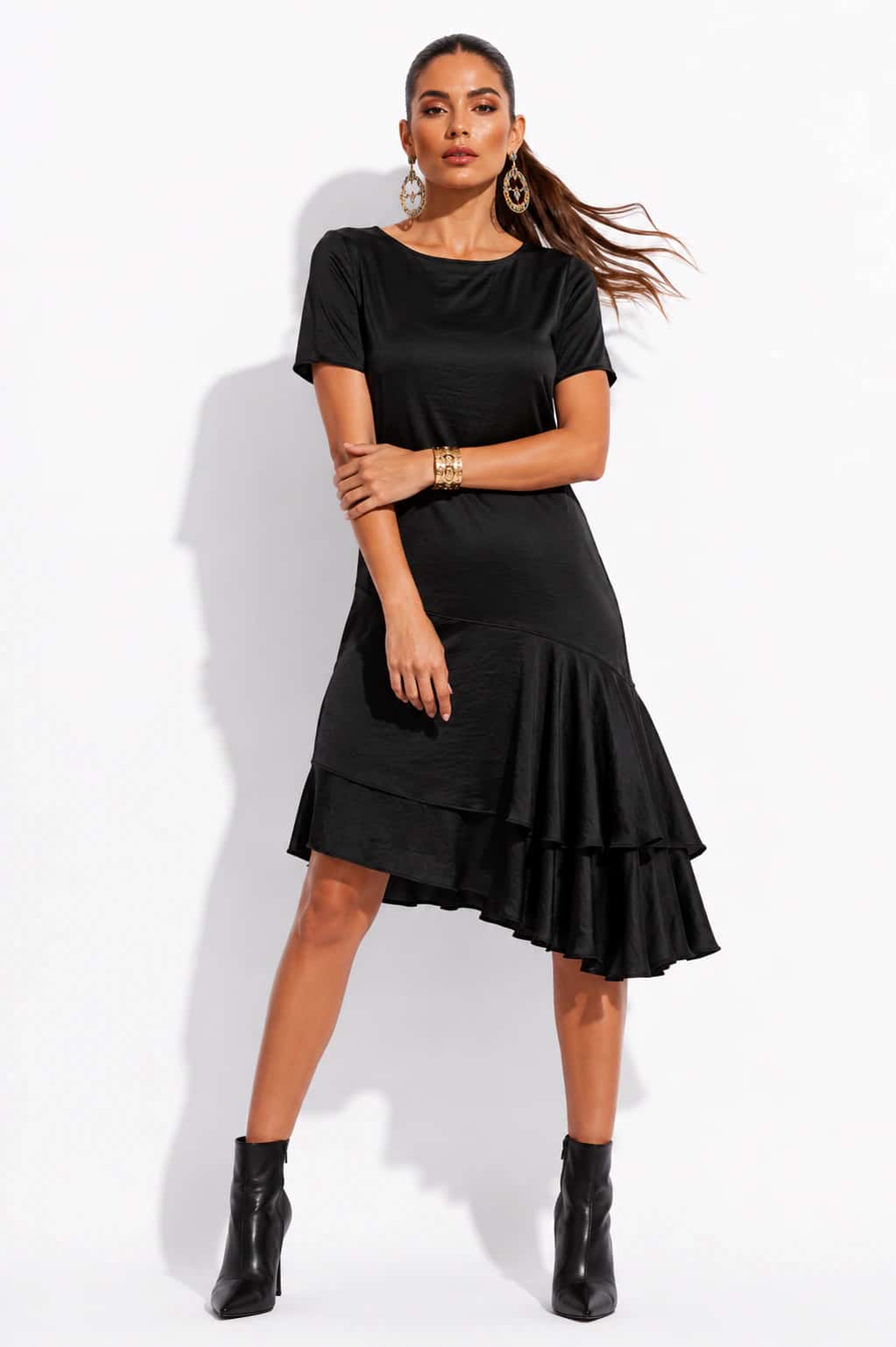 Vestido Clarine Negro - miniatura 1