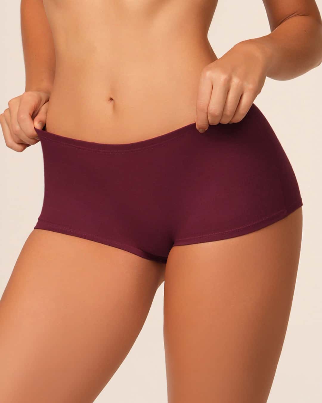 Boxer Femenino Tiro Alto en Algodón Suave Ref. 8099
