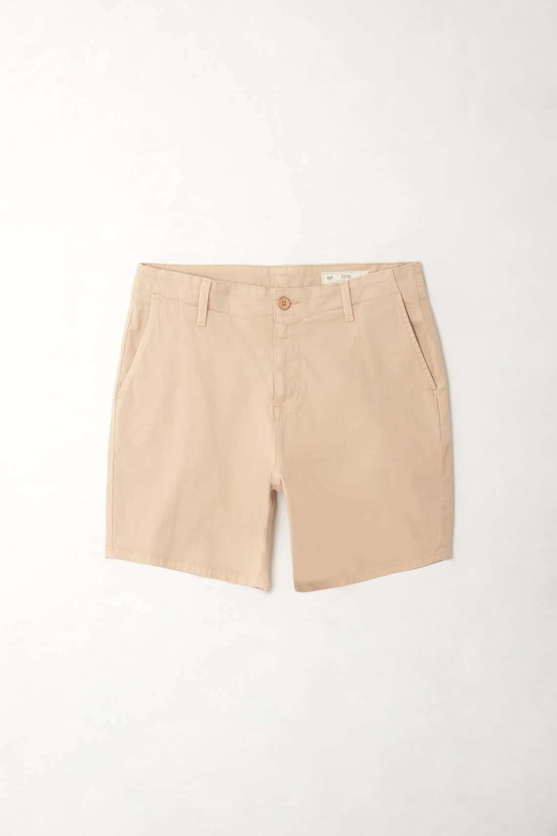 Bermuda café tipo chino para hombre