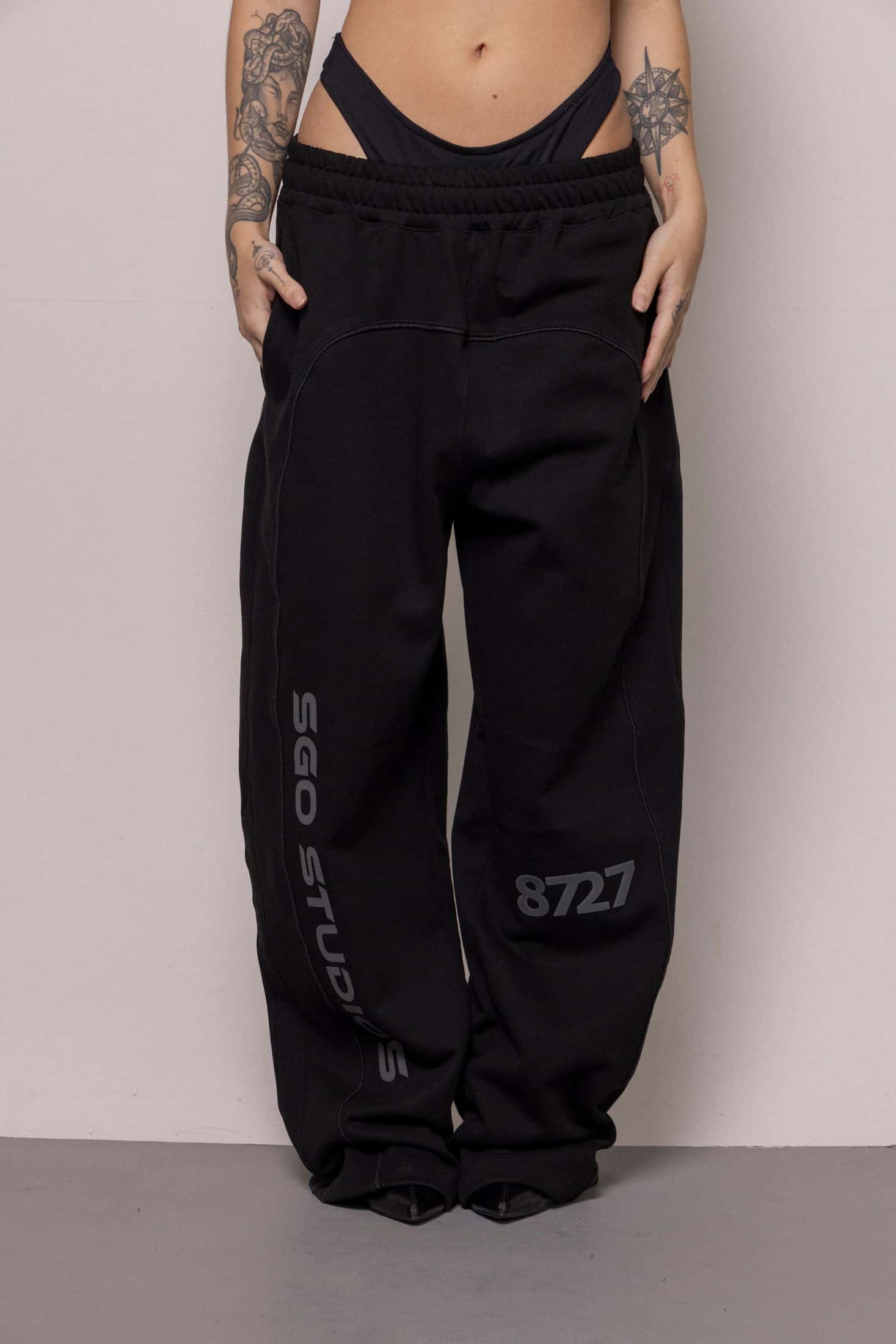 Sudadera 8727 Sgo Dama-Negra