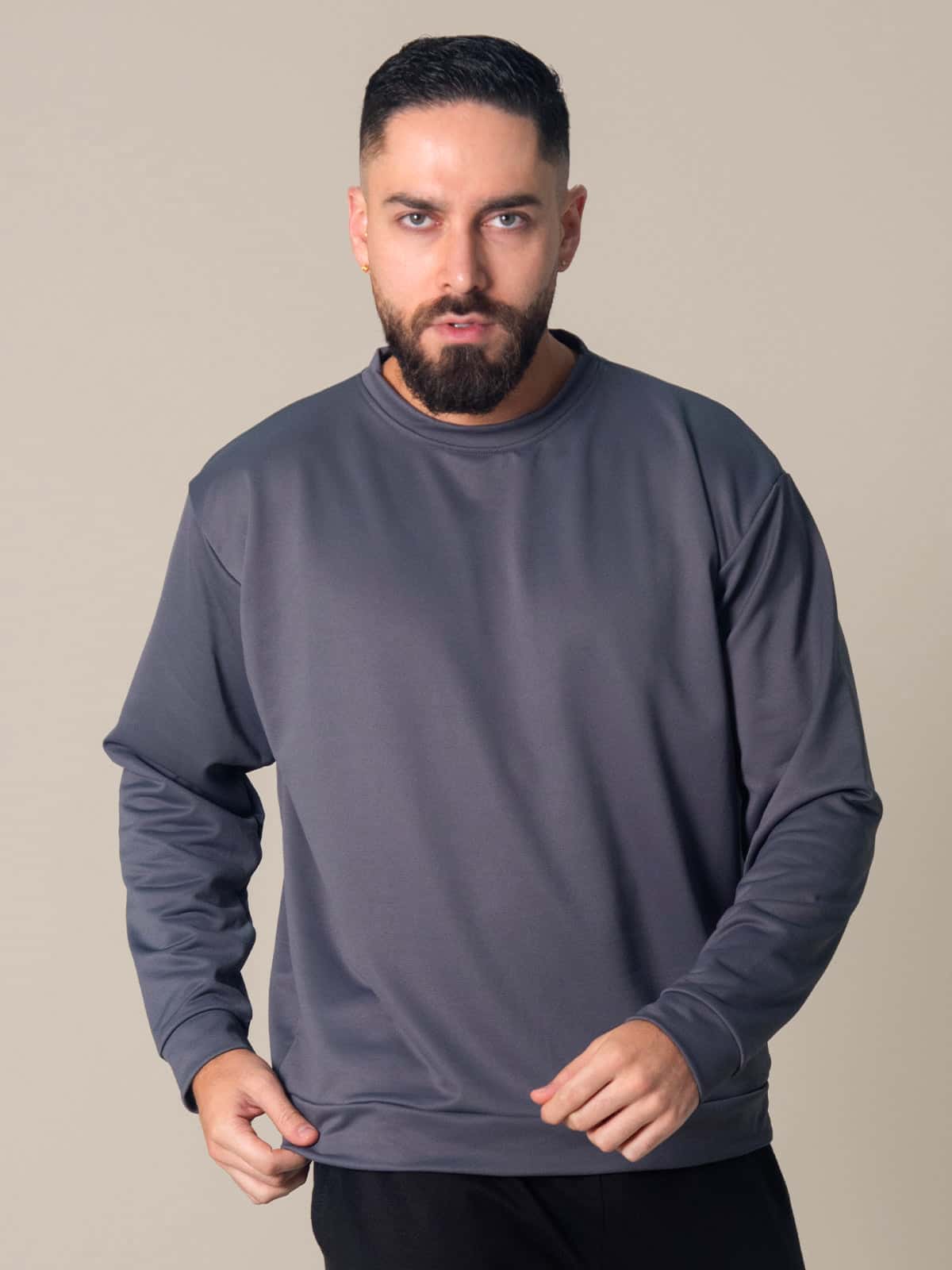 BUZO UNISEX SORONA GRIS OSCURO