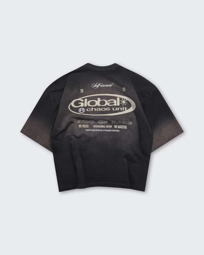 Camiseta Gris Boxy Self-Owned - miniatura 5