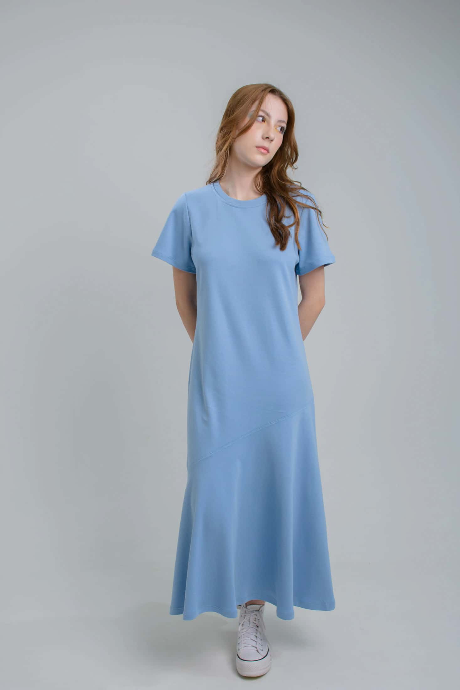 Vestido Caudal Cielo - miniatura 7