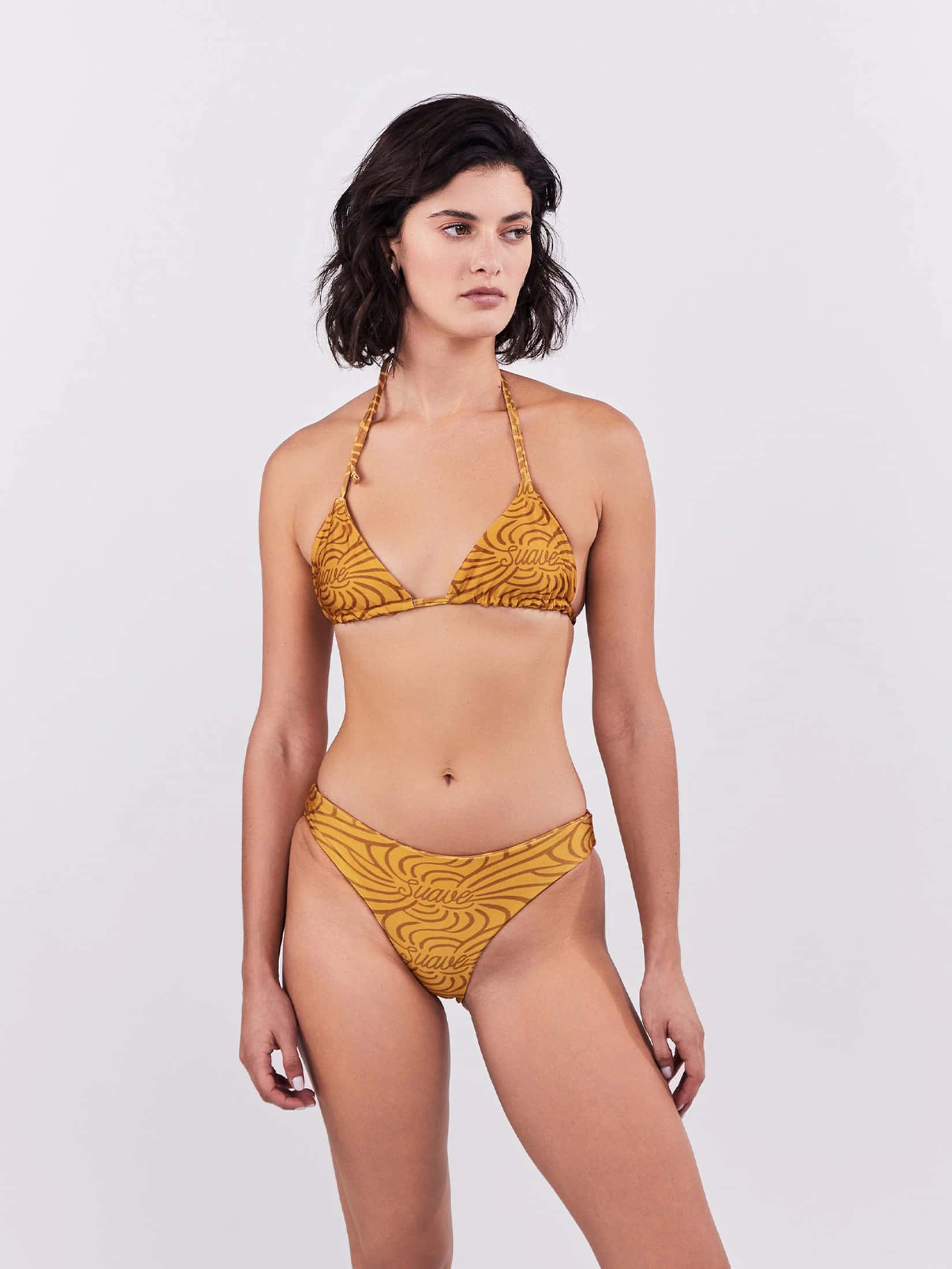 Bottom De Bikini Suave -Ocre