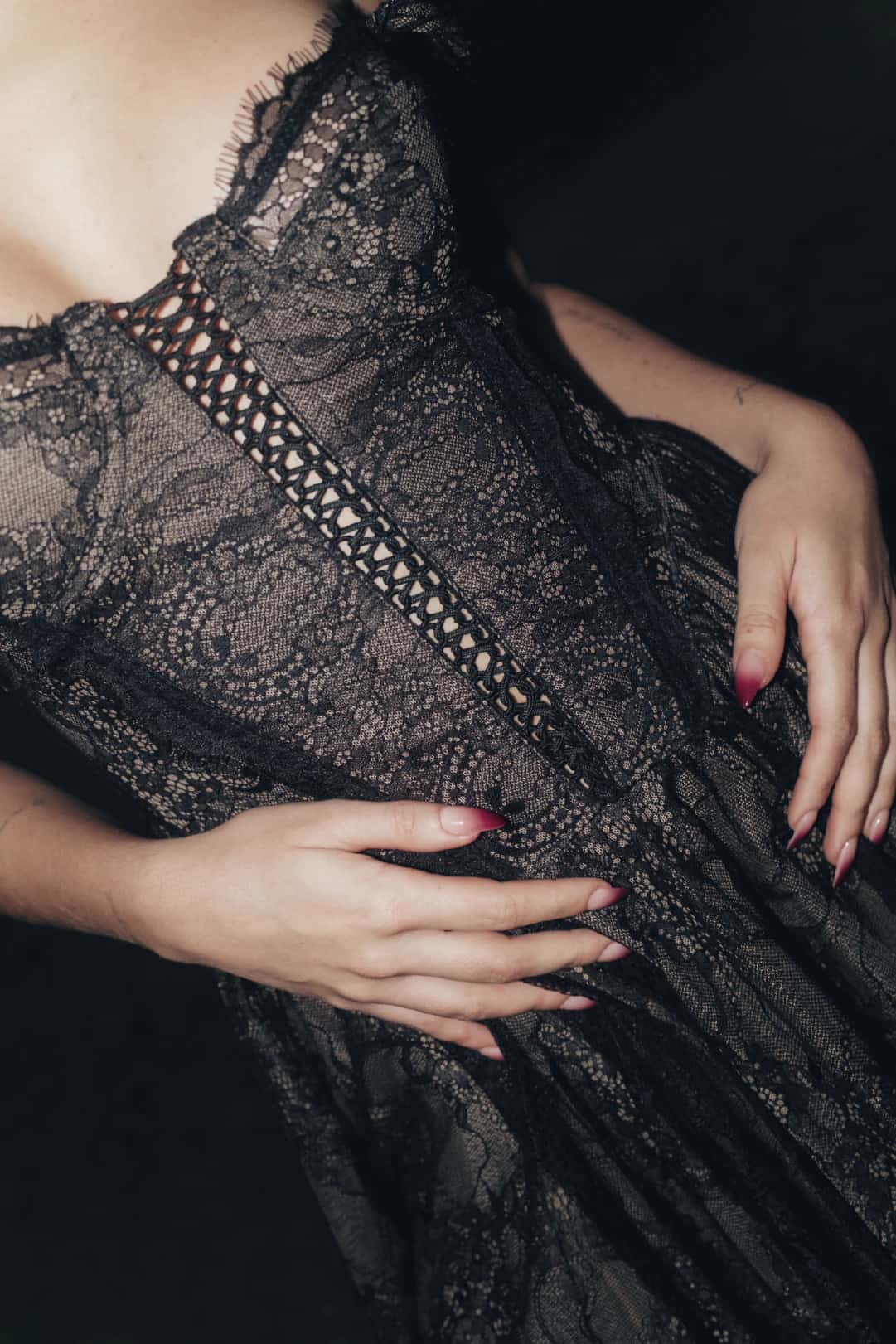 VESTIDO ETEREA NEGRO - miniatura 3