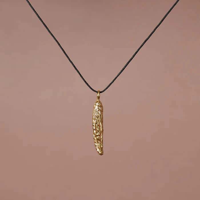COLLAR CACAO MINI HILO NEGRO - miniatura 2