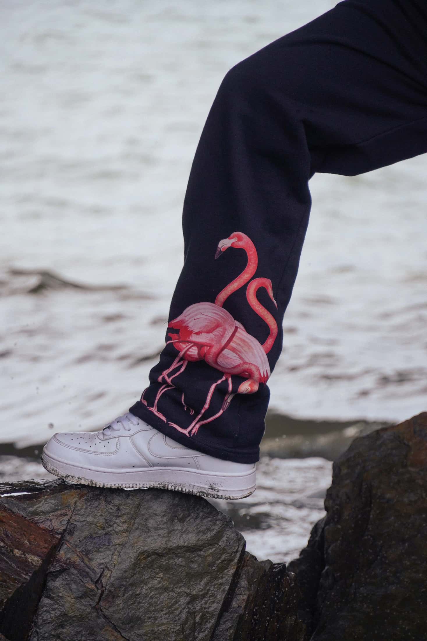 JOGGER RECTO FLAMENCO NEGRO - miniatura 3