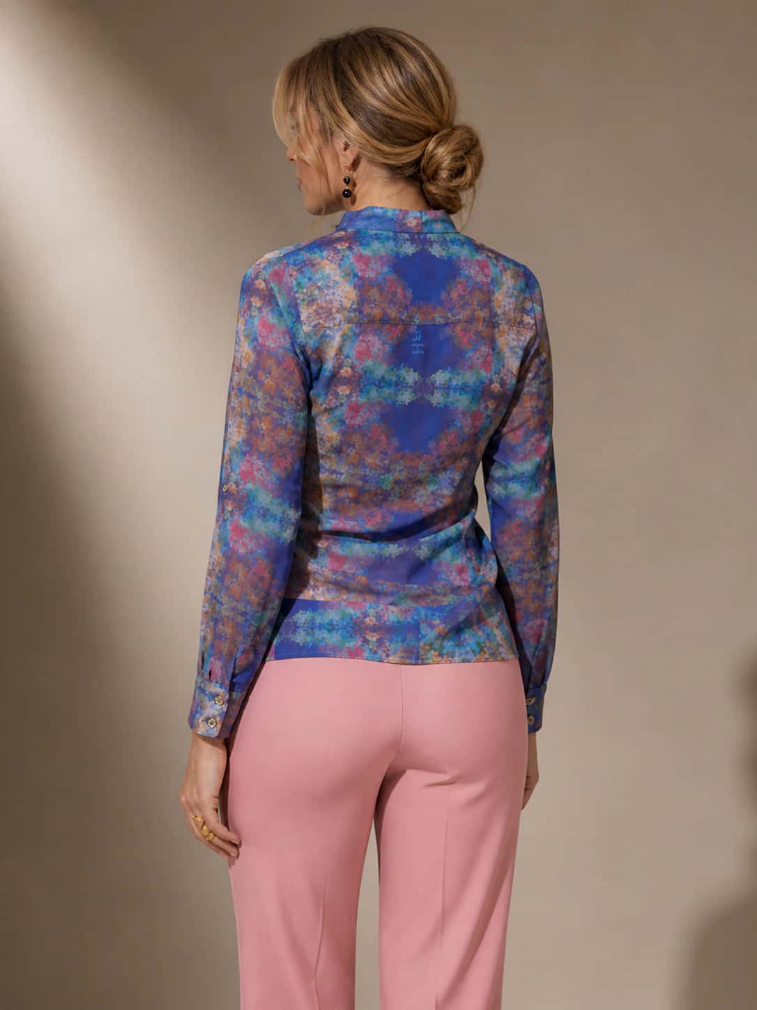 Blusa Alina Morado Estampado - miniatura 3
