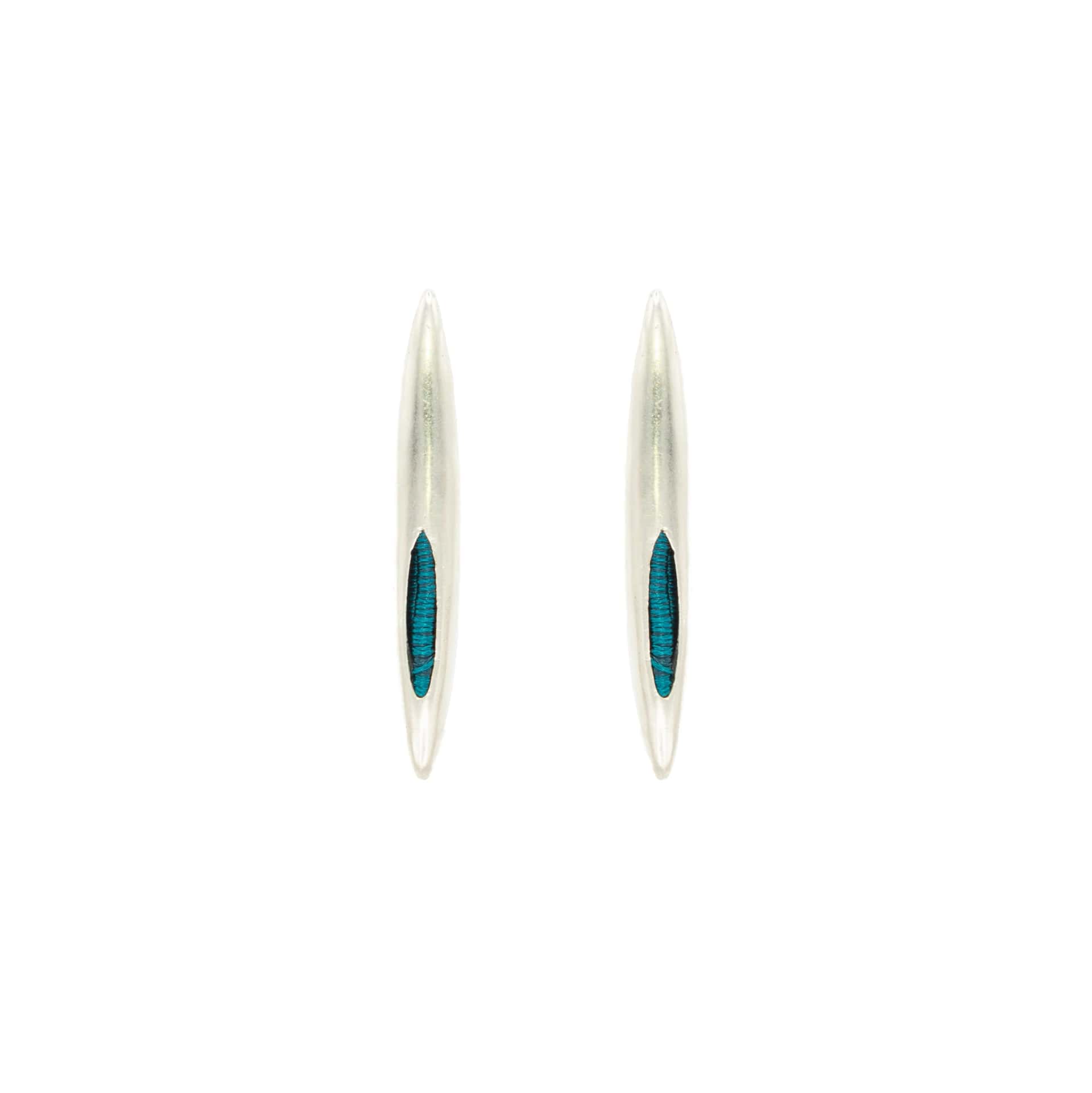 Spike earrings - Woven