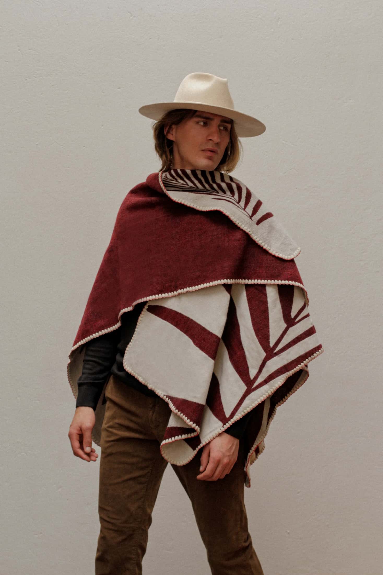 Poncho Natura - Rojo. - miniatura 3