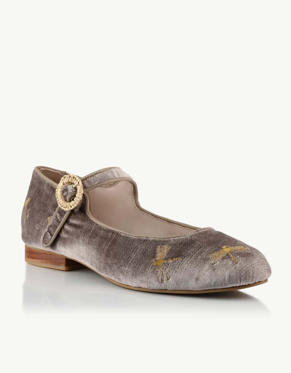 ZAPATOS LIBELULA MERCEDES TERCIOPELO - miniatura 1