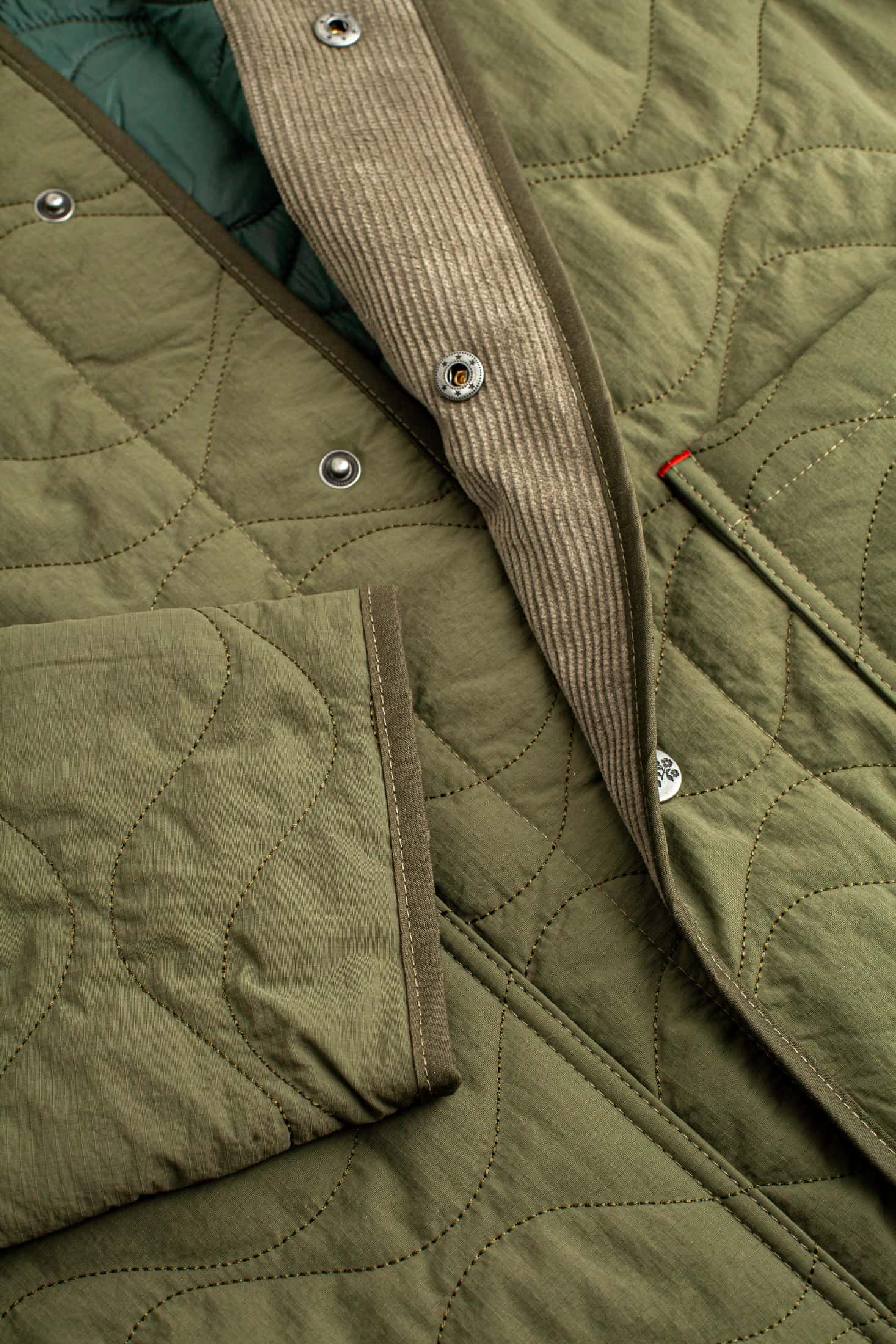Chaqueta U Kenji Quilted Verde Osc - miniatura 4