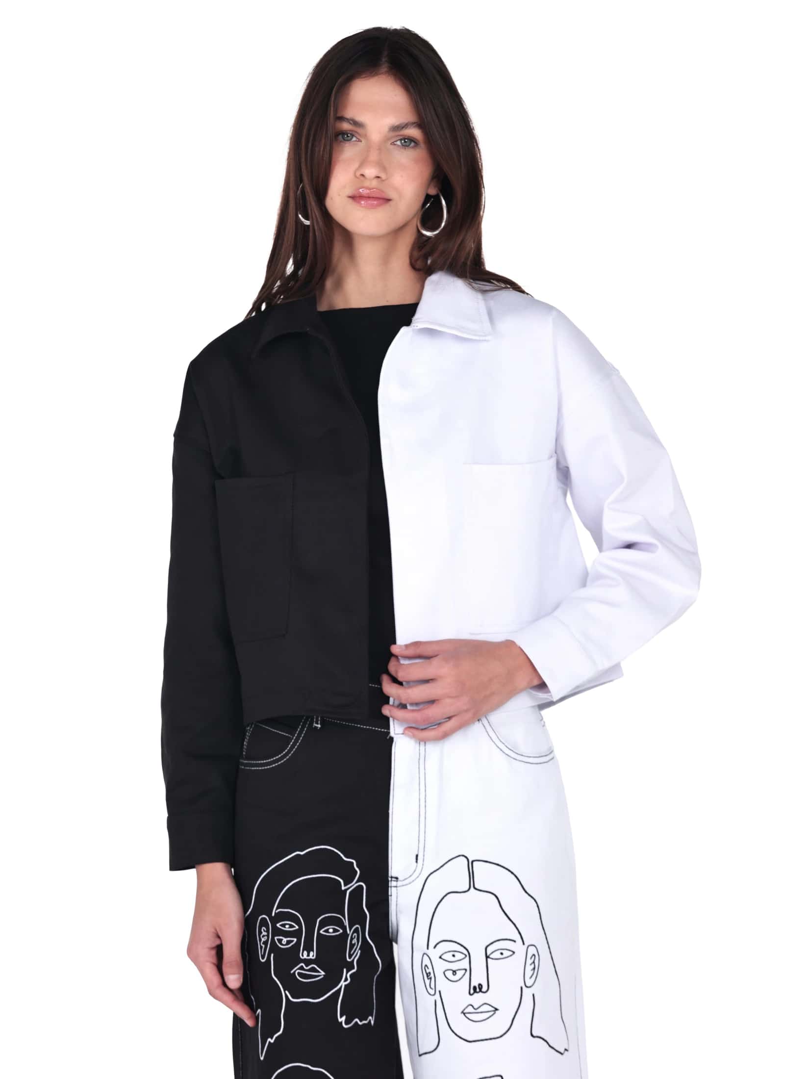 Chaqueta Bicolor