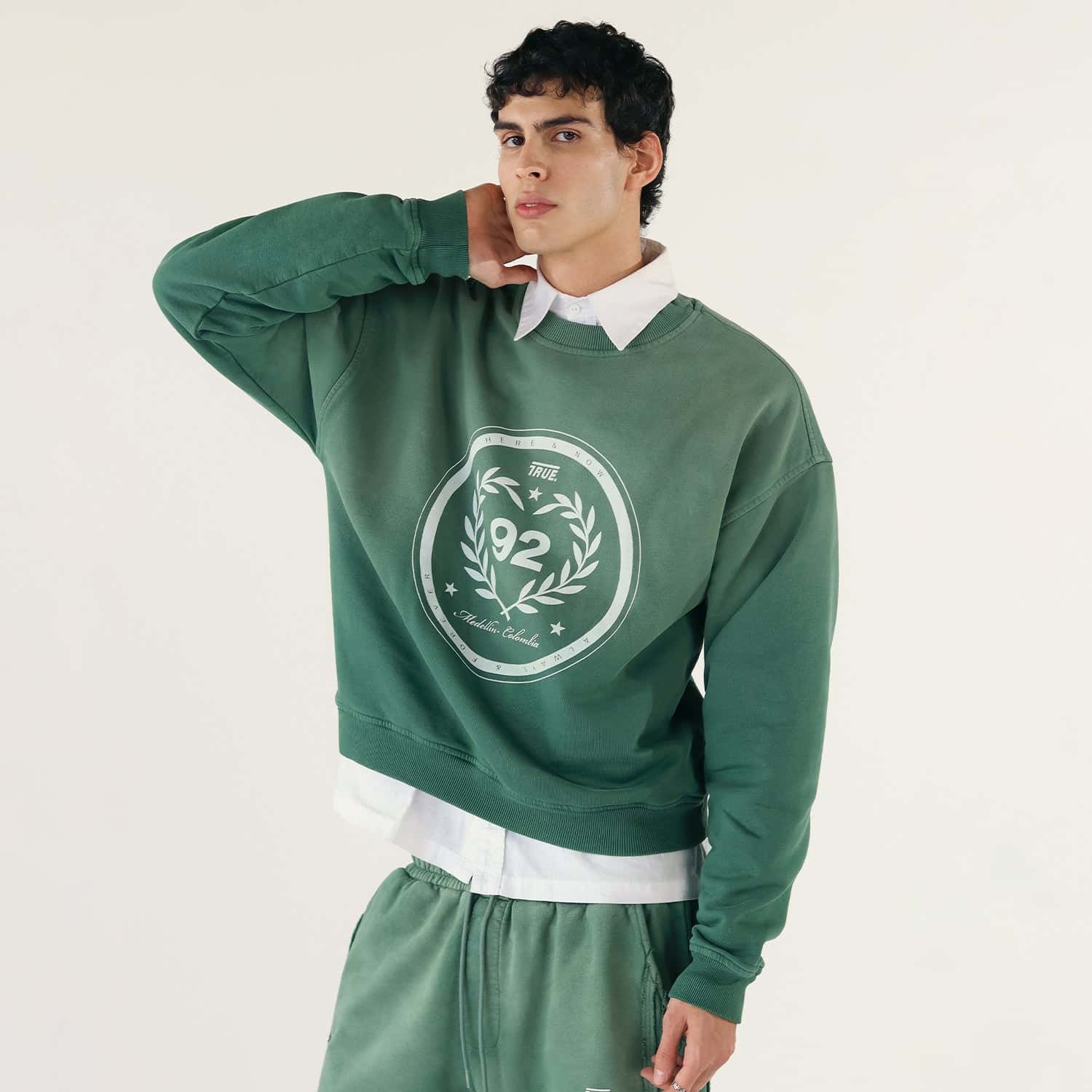 One Pulse Crewneck - Gradient Green - miniatura 7
