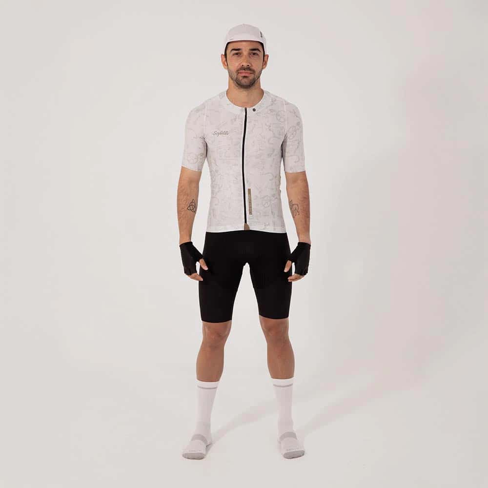 CAMISA CICLISMO MANGA CORTA CLASSIC PARTS PERLA PARA HOMBRE