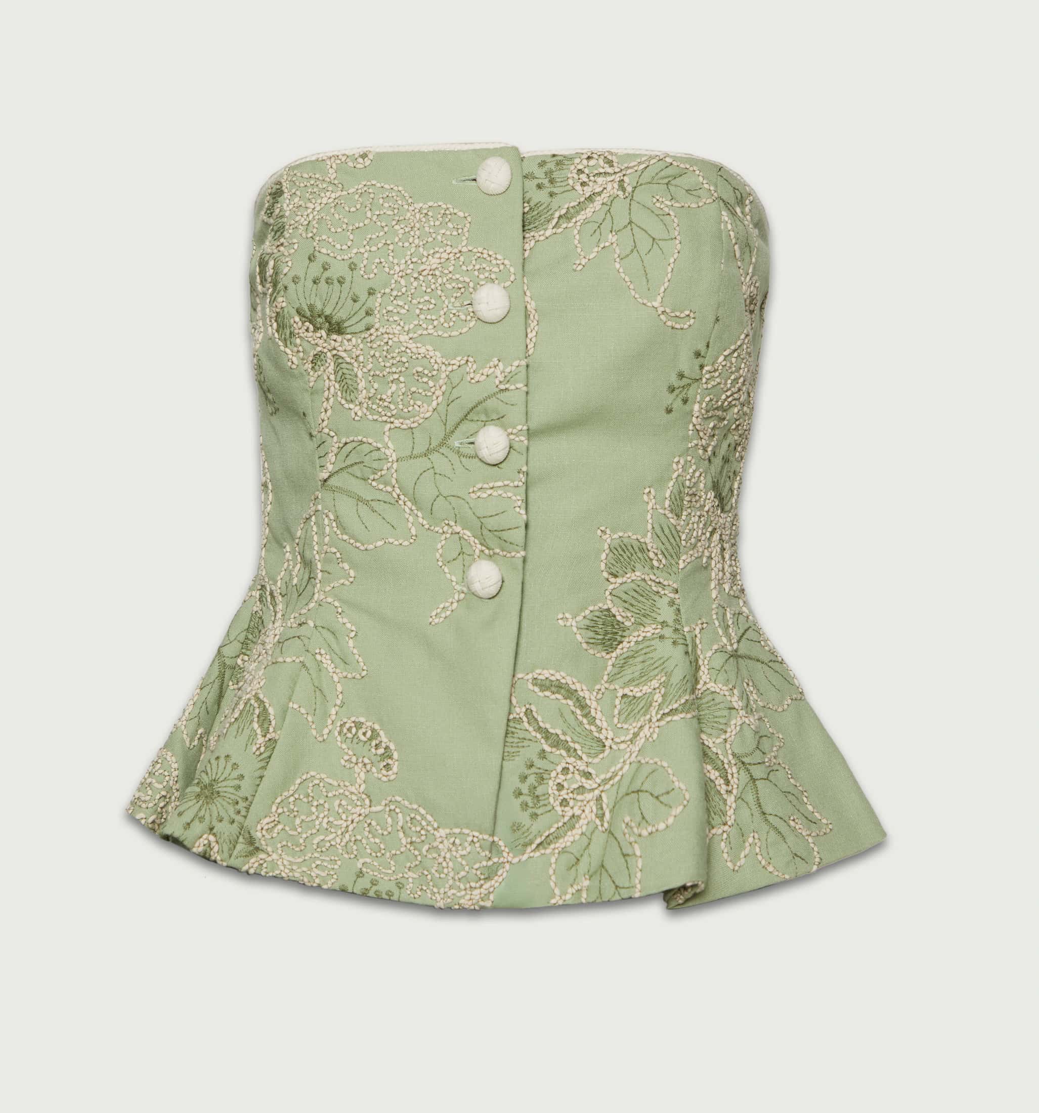 Blusa strapless
