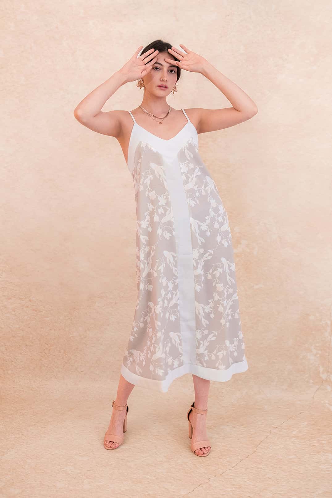 Vestido Okinawa Koi Nude - miniatura 5