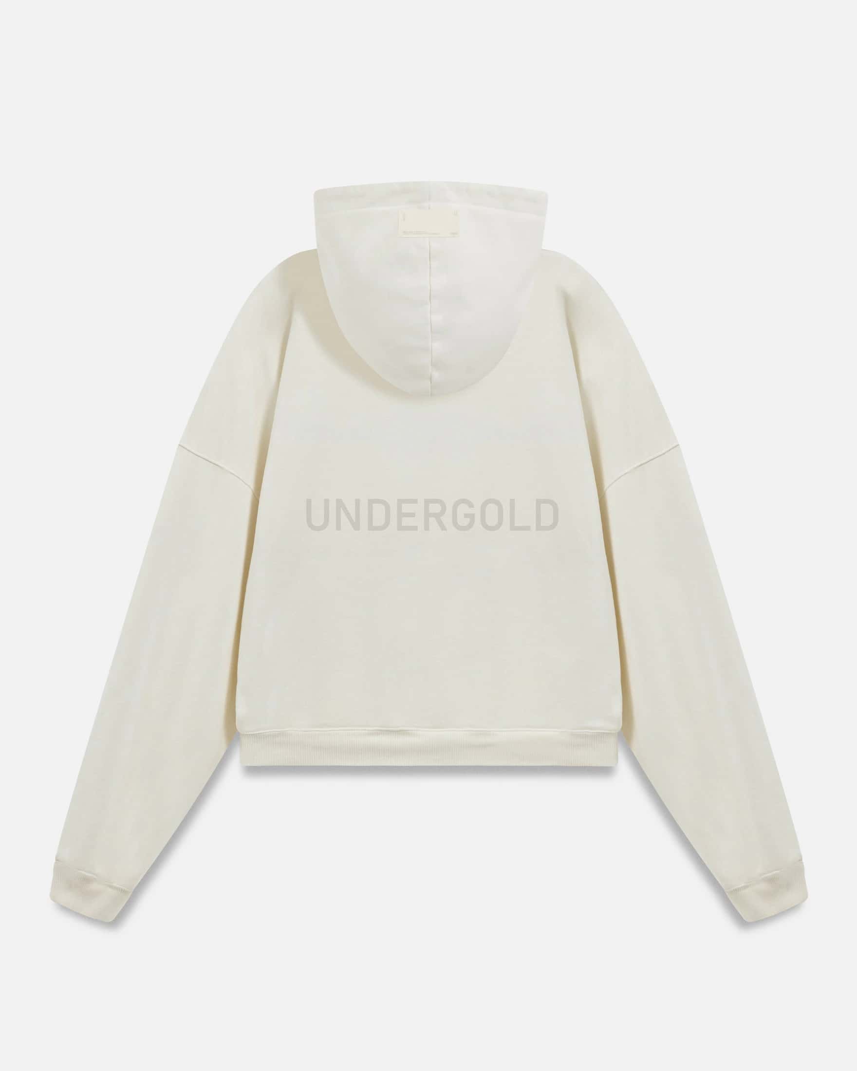 Line Basic Hoodie White