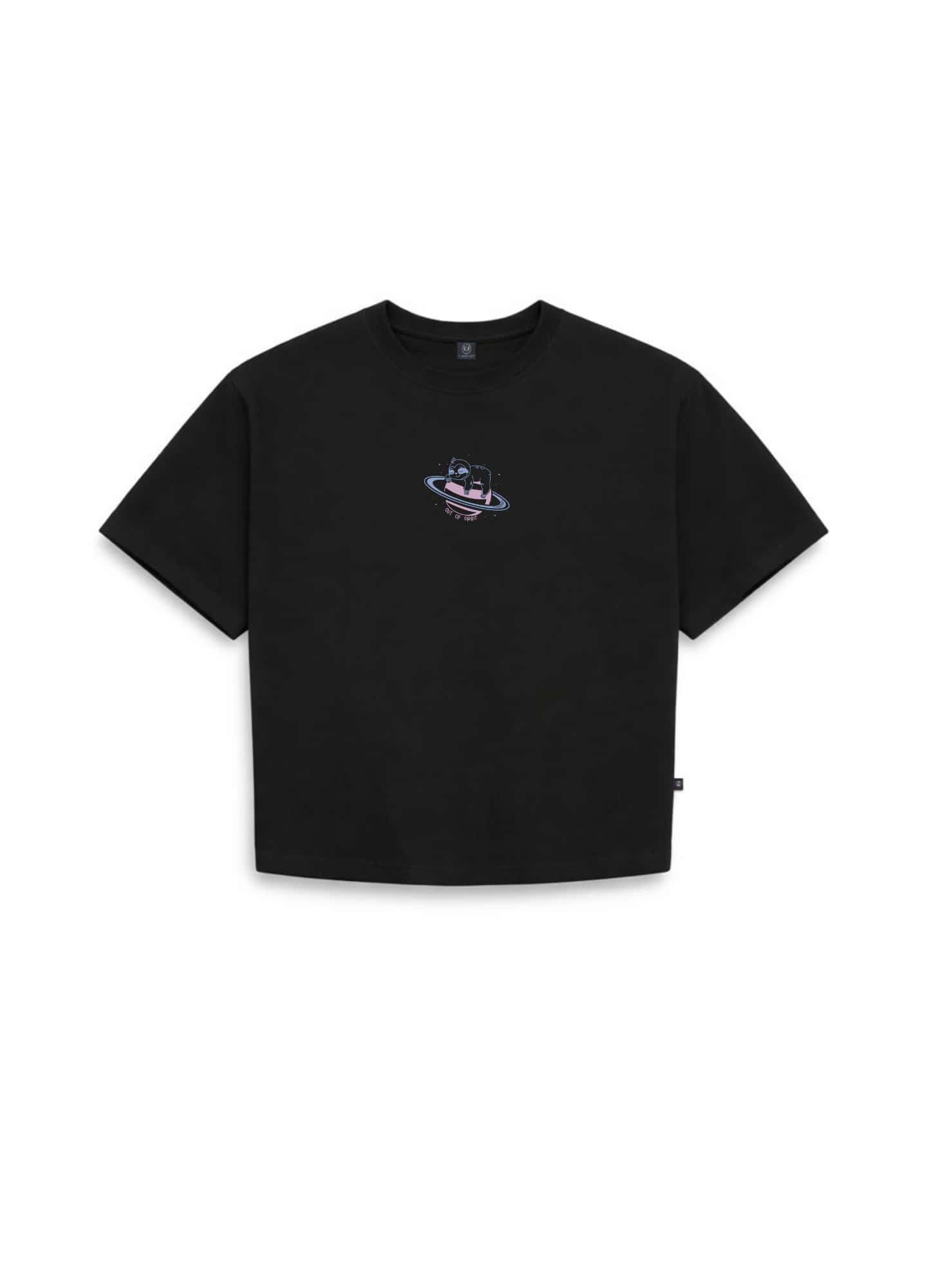 Orbit Crop Top – Negro